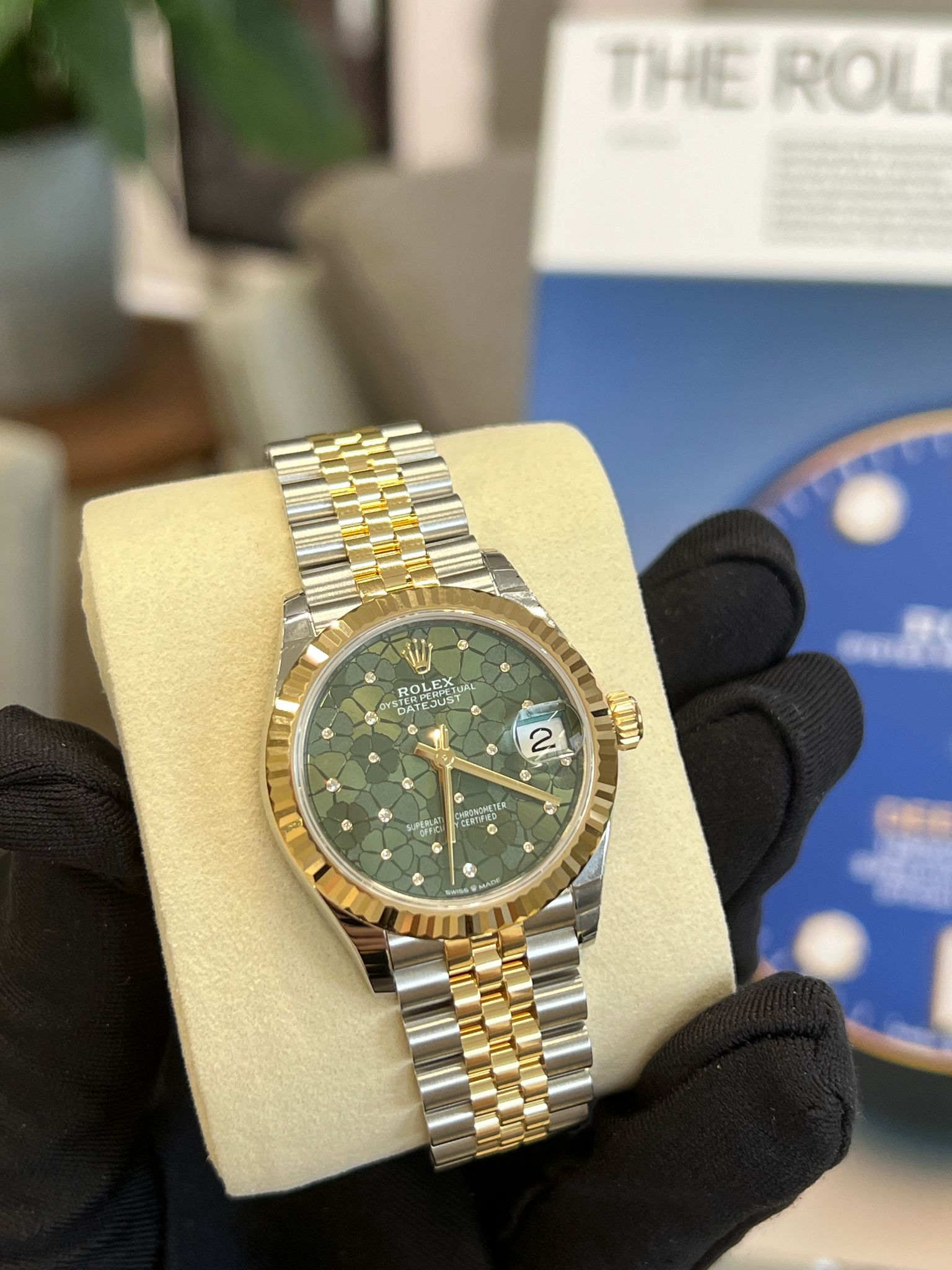 Rolex Datejust 31 278273 Green Floral Jubilee 2025
