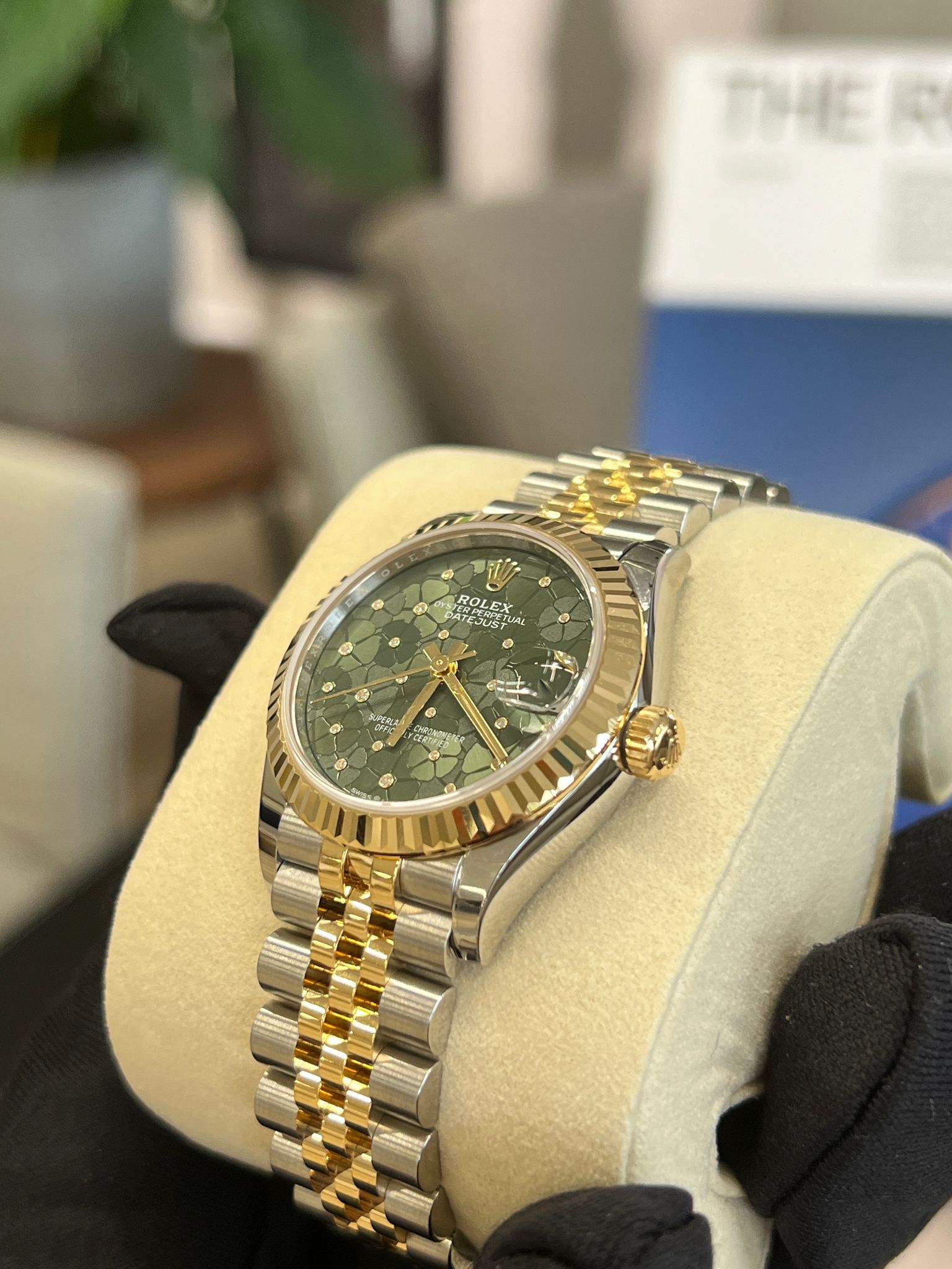Rolex Datejust 31 278273 Green Floral Jubilee 2025