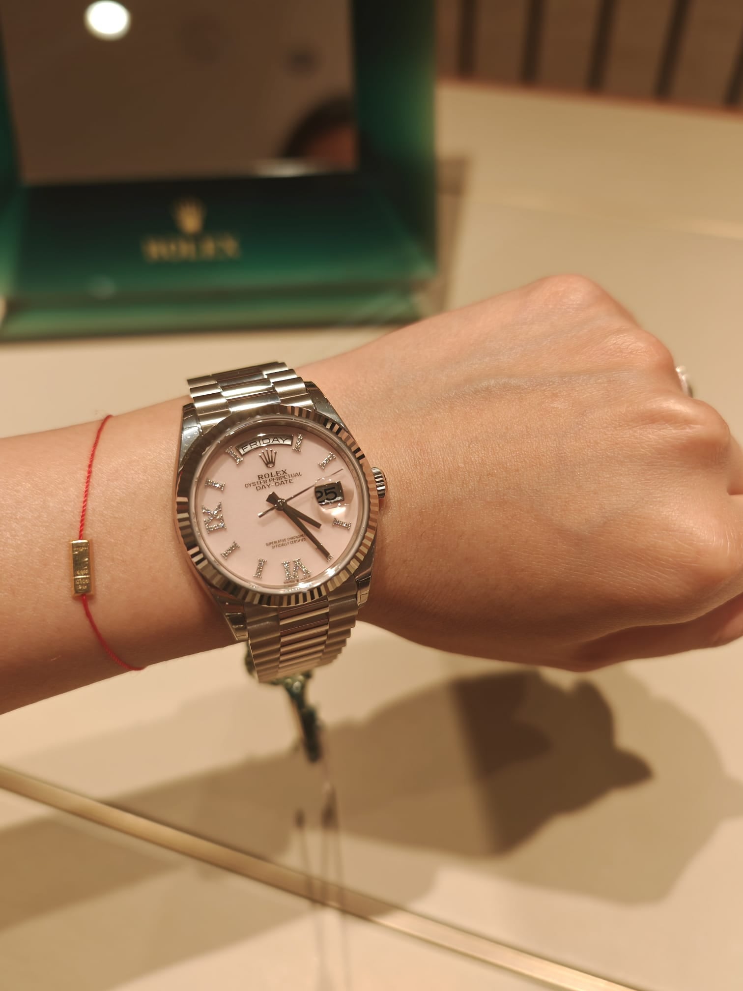 Rolex Day Date 128236 PINK ROMAN OYS 2025