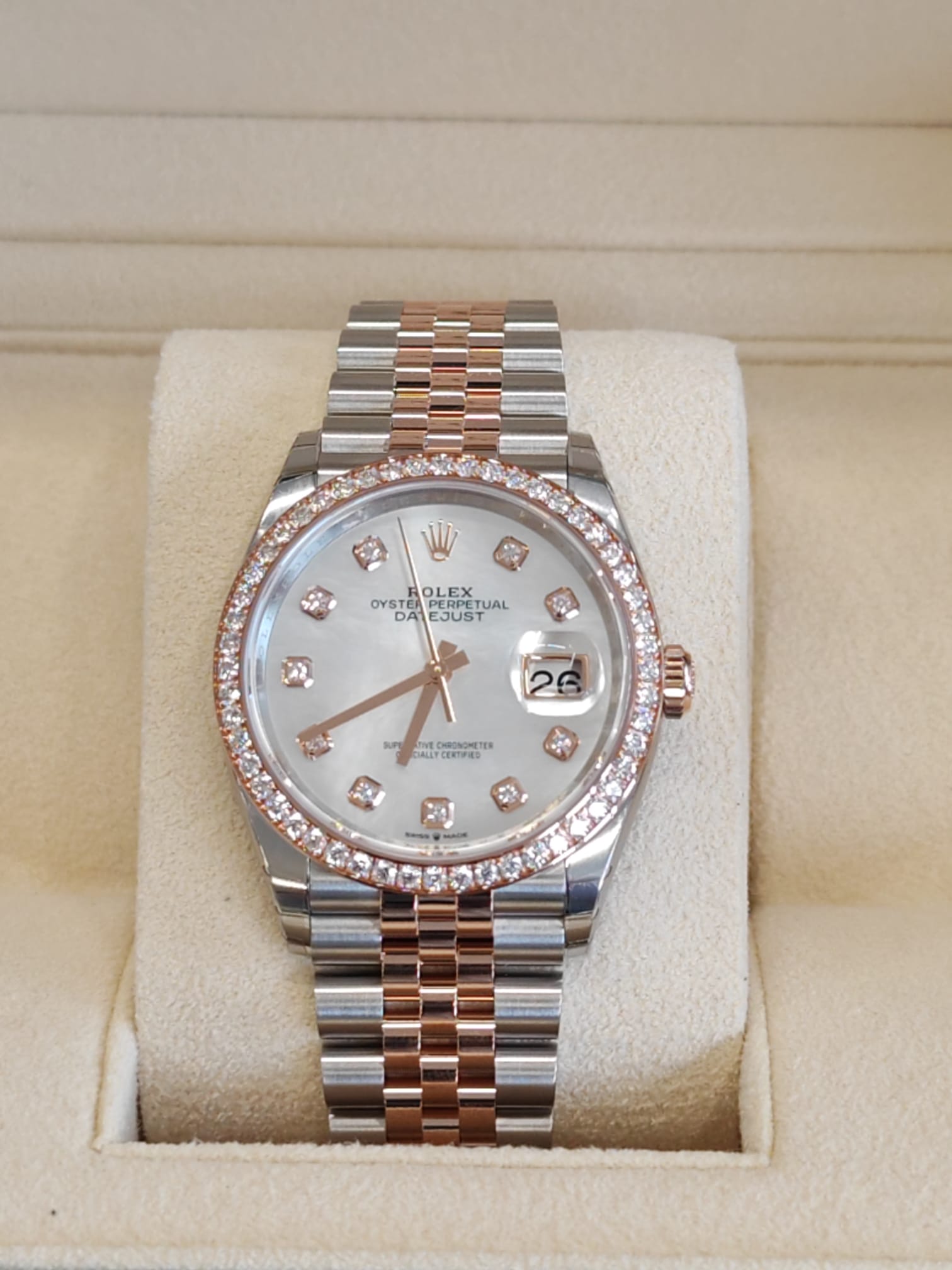 Rolex Datejust 36 126281RBR Ng White Jubilee 2025