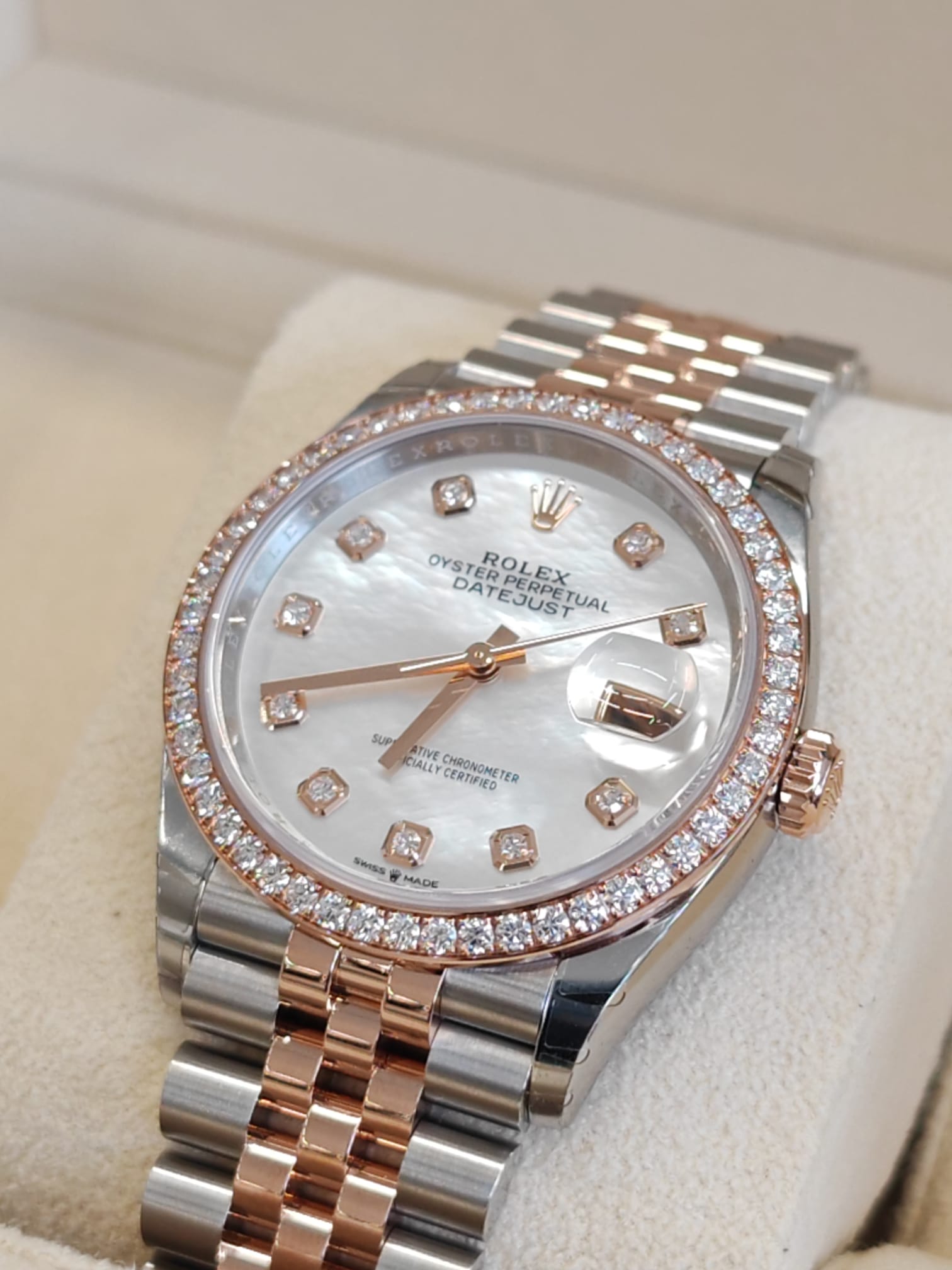 Rolex Datejust 36 126281RBR Ng White Jubilee 2025