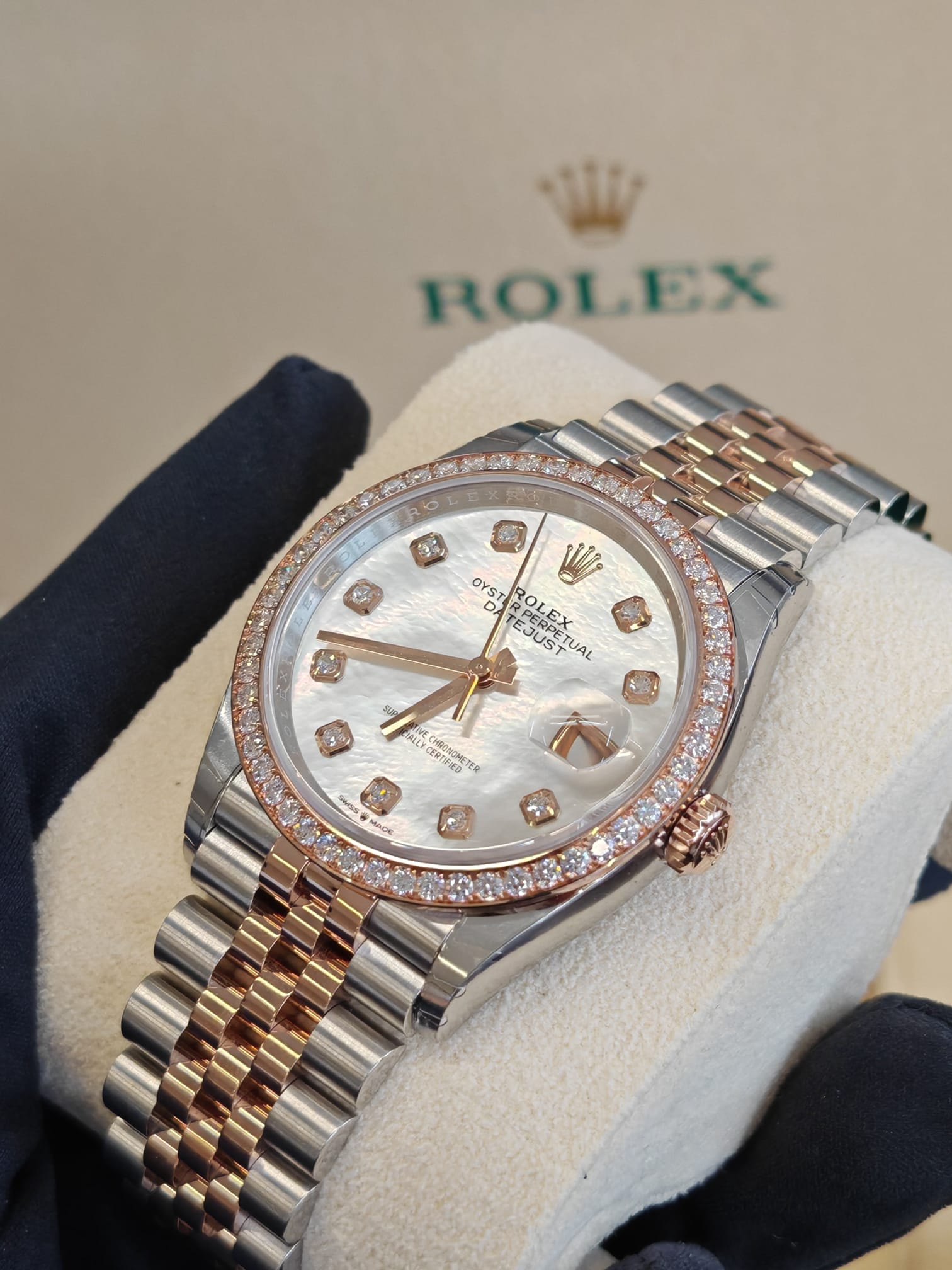Rolex Datejust 36 126281RBR Ng White Jubilee 2025