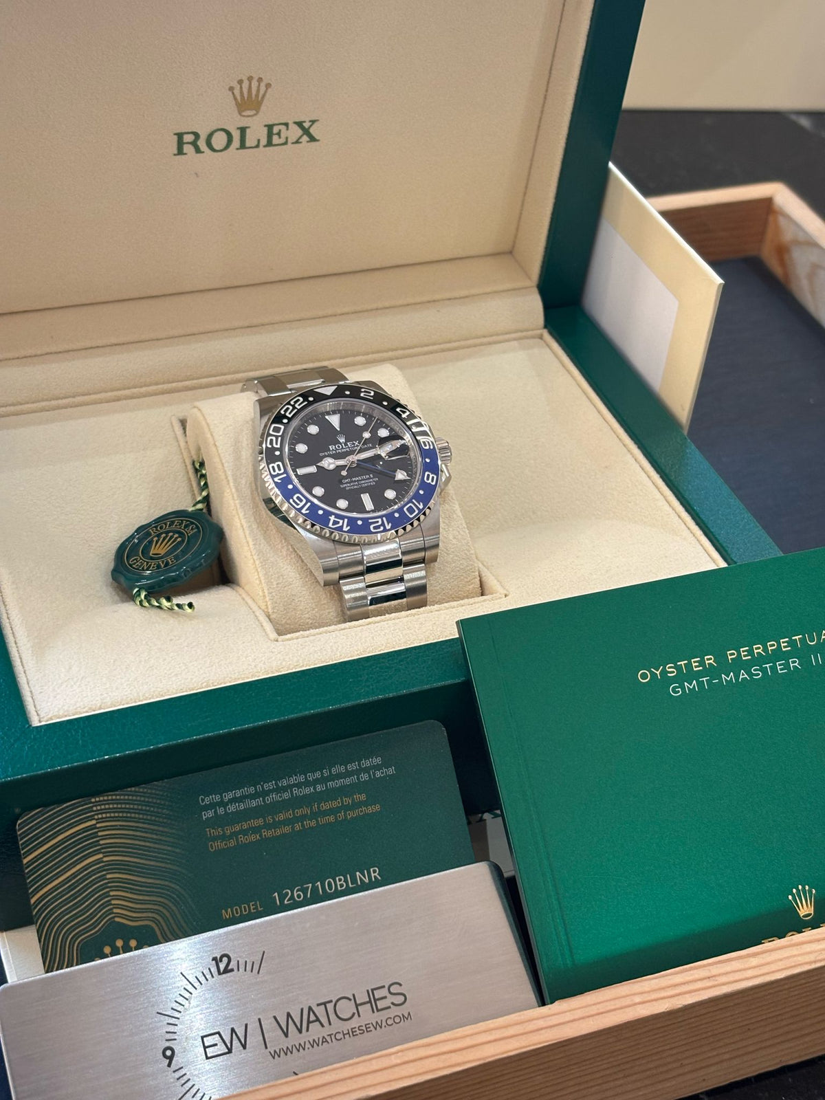 Rolex GMT-Master II 40MM 126710BLNR Oyster 2025