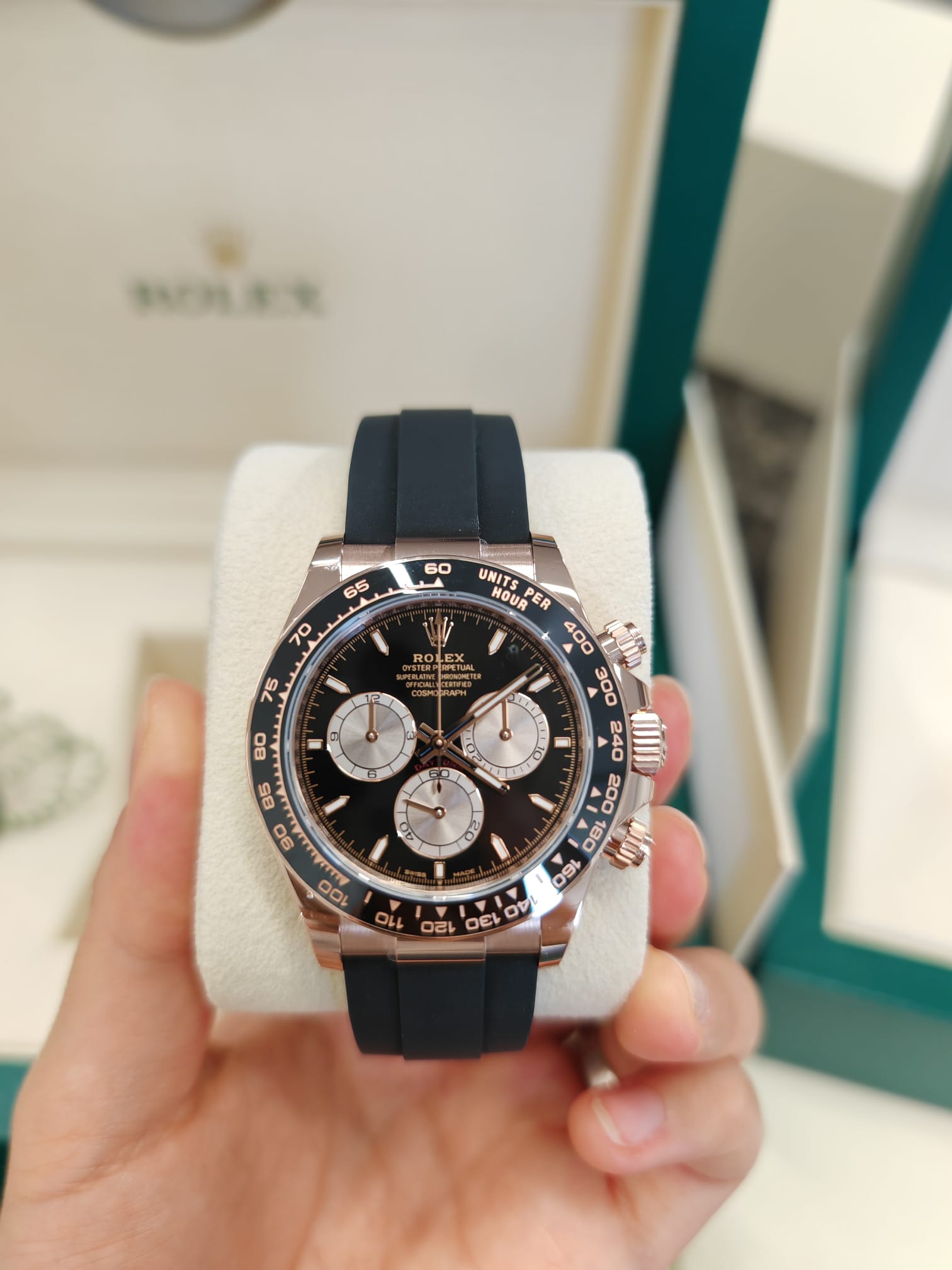 Rolex Cosmograph Daytona 126515 Bright black and Sundust 2023