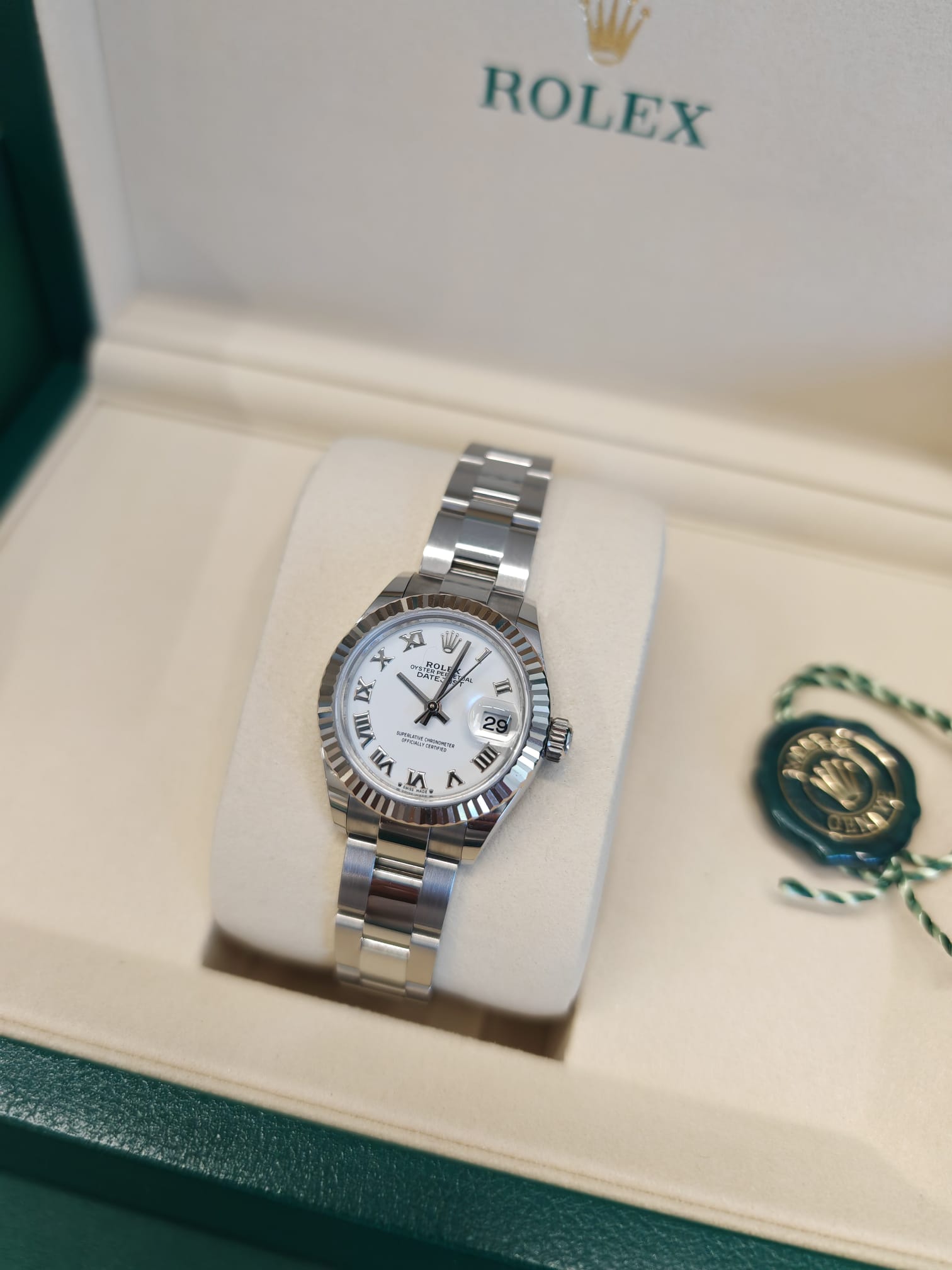 Rolex Lady-Datejust 279174 White Roman Oyster 2025