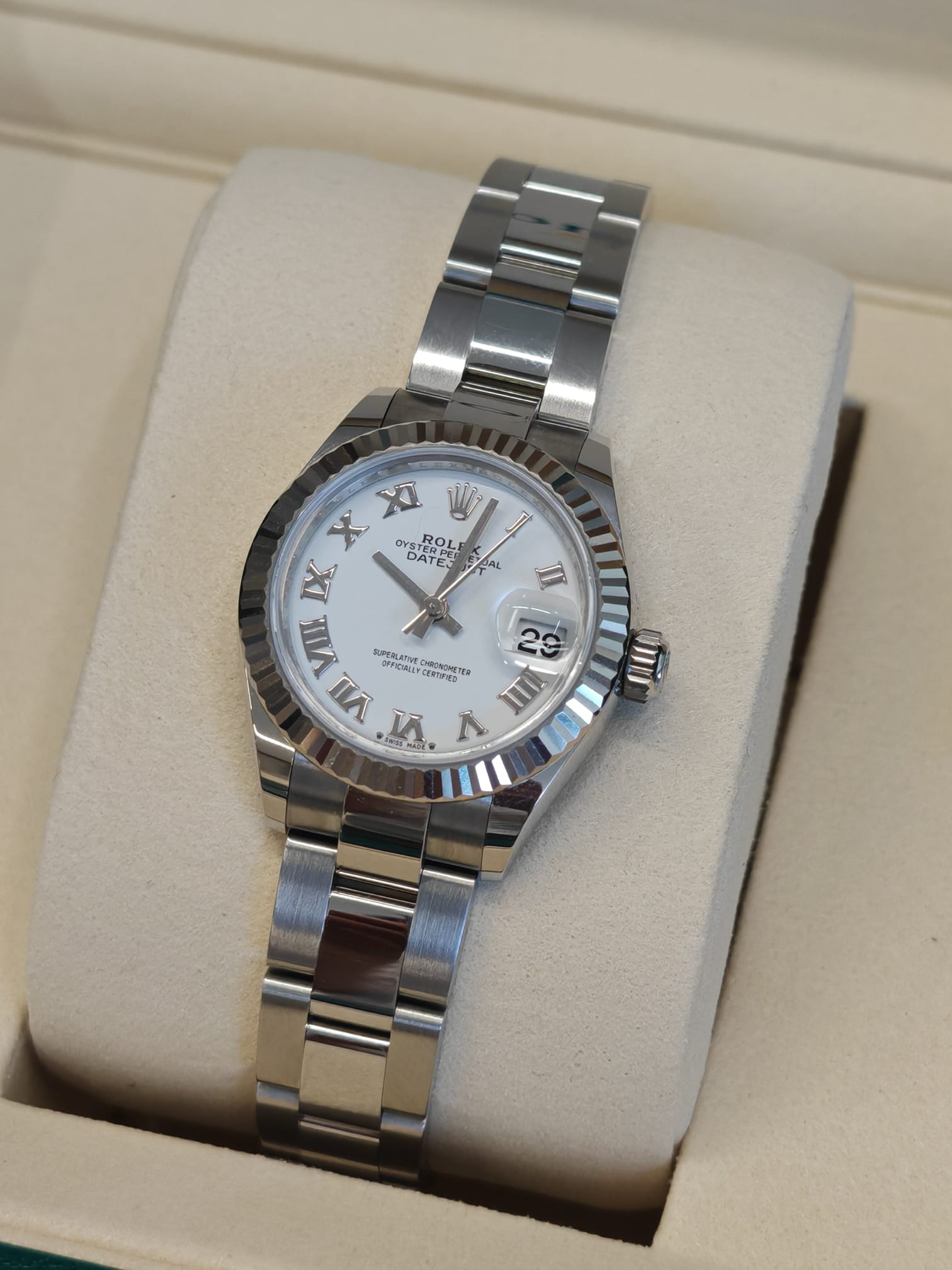 Rolex Lady-Datejust 279174 White Roman Oyster 2025