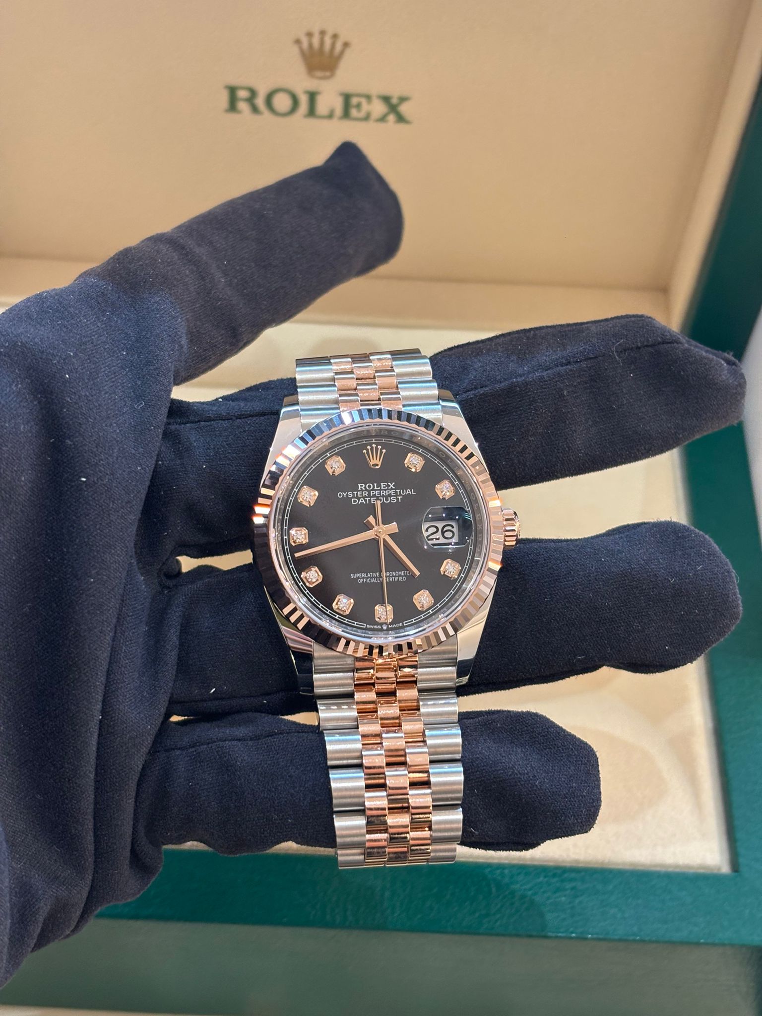 Rolex Datejust 36 126231G Black Jubilee 2025