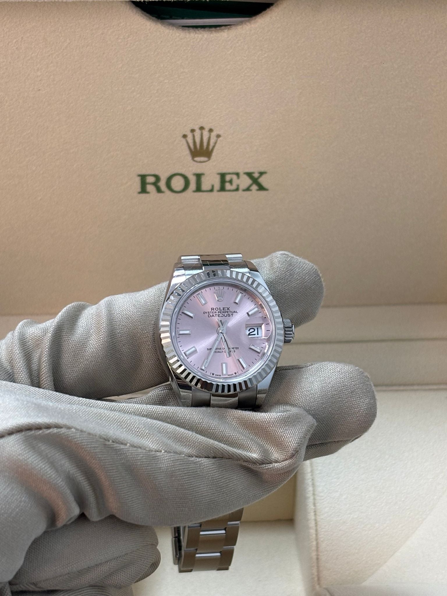 Rolex Lady-Datejust 279174 Pink Index Oyster 2024