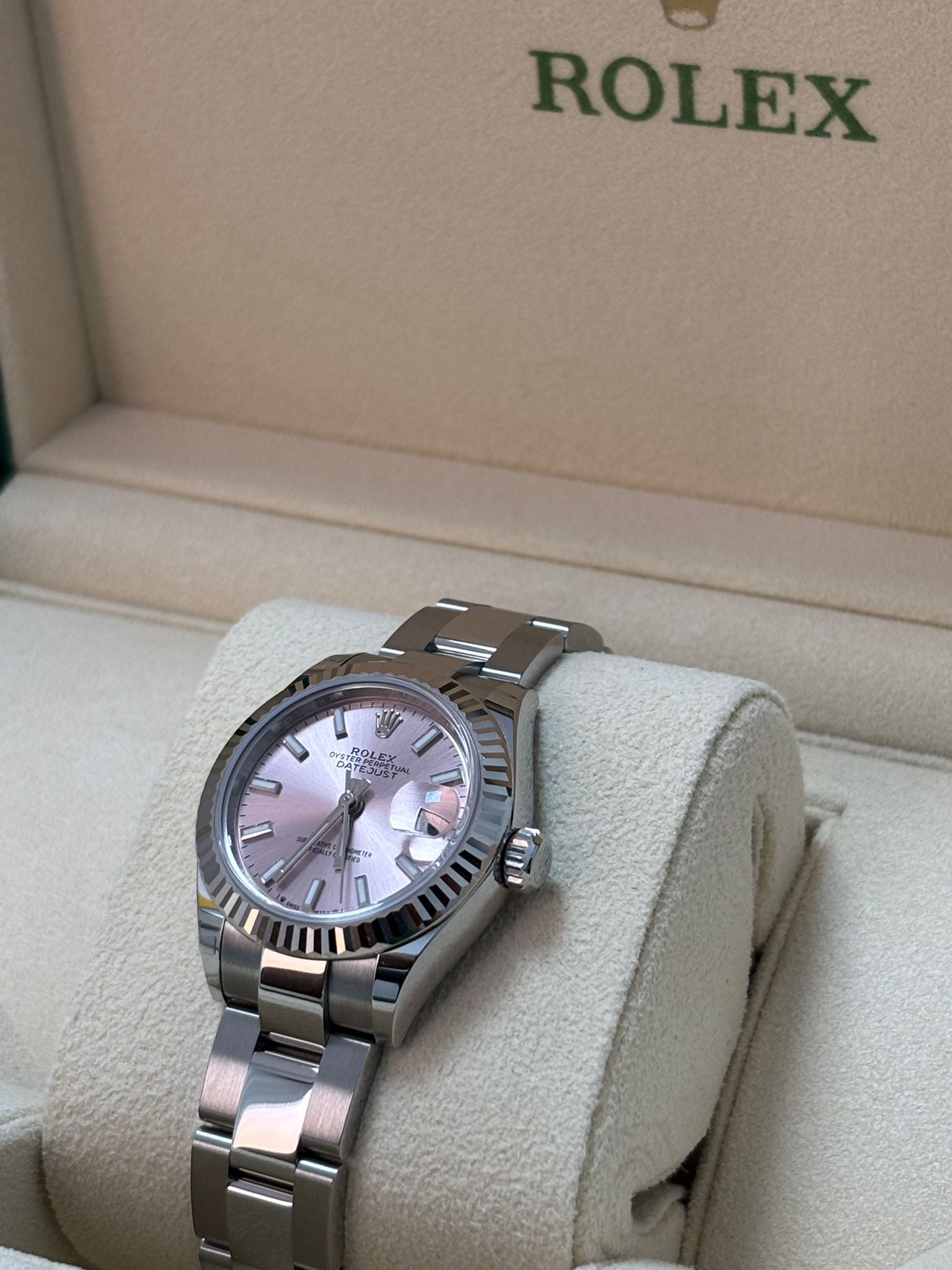 Rolex Lady-Datejust 279174 Pink Index Oyster 2025
