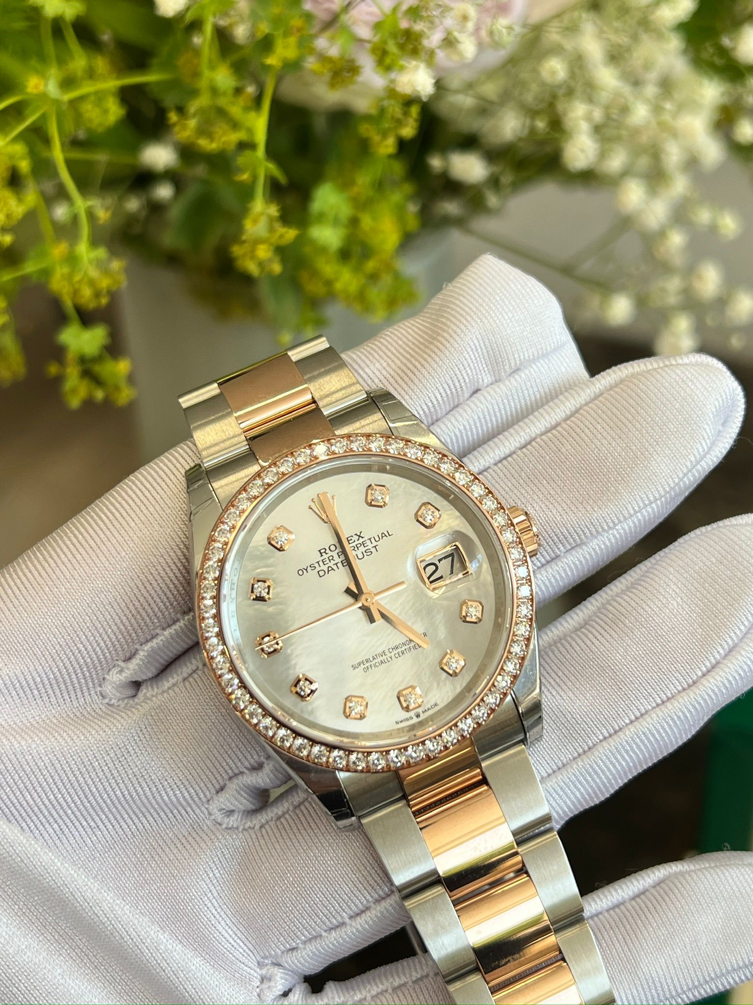 Rolex Datejust 36 126281RBR Ng White Oyster 2025