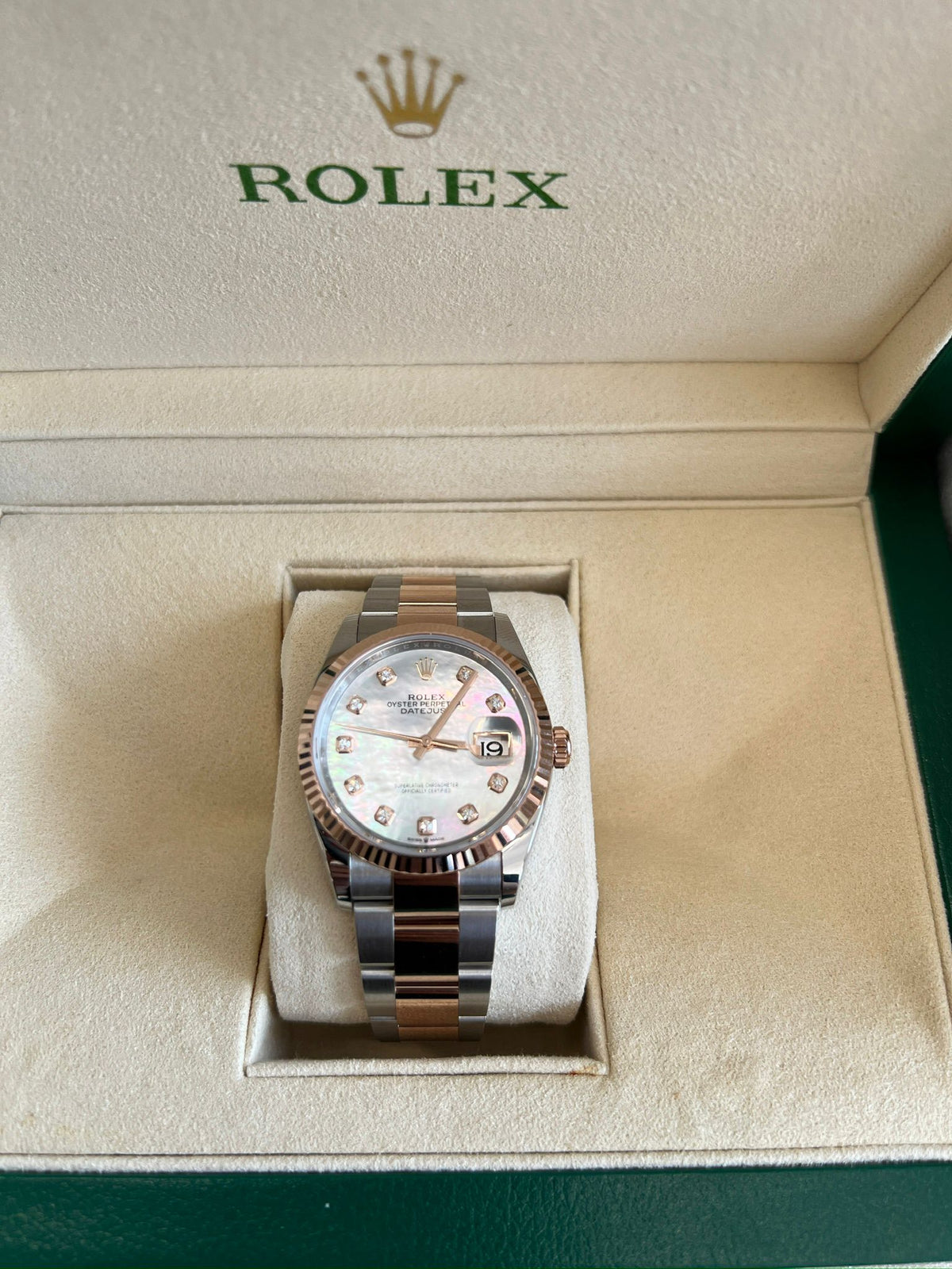 Rolex Datejust 36 126231NG White Oyster 2025