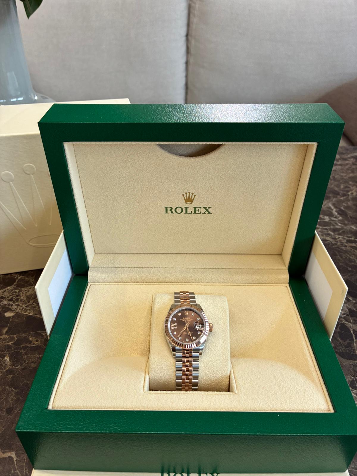 Rolex Lady-Datejust 279171G Choc Star Jubilee 2025