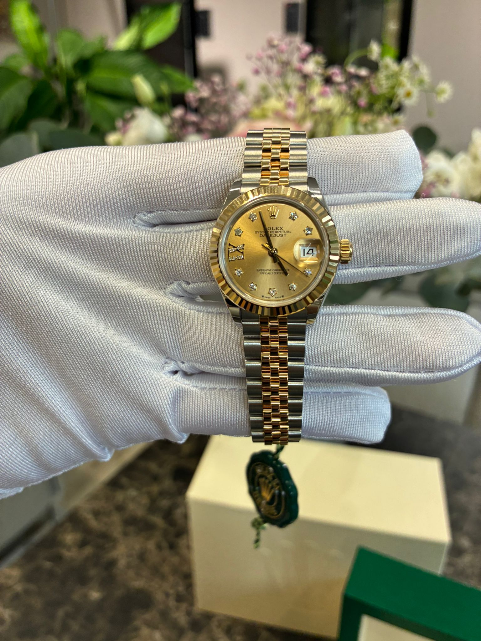 Rolex Lady-Datejust 279173G Champ Star Jubilee 2025