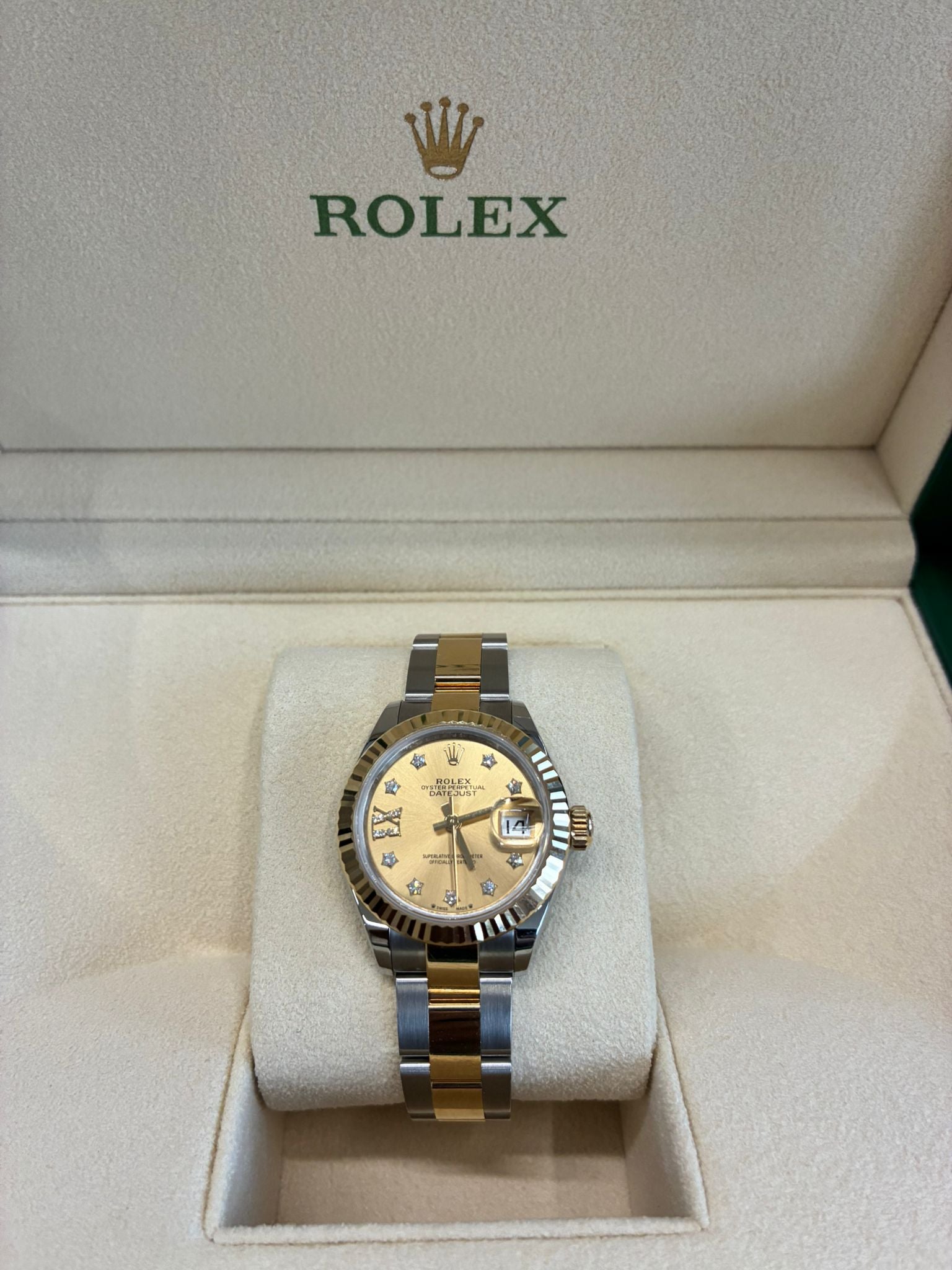 Rolex Lady-Datejust 279173G Champ Star Oyster 2025