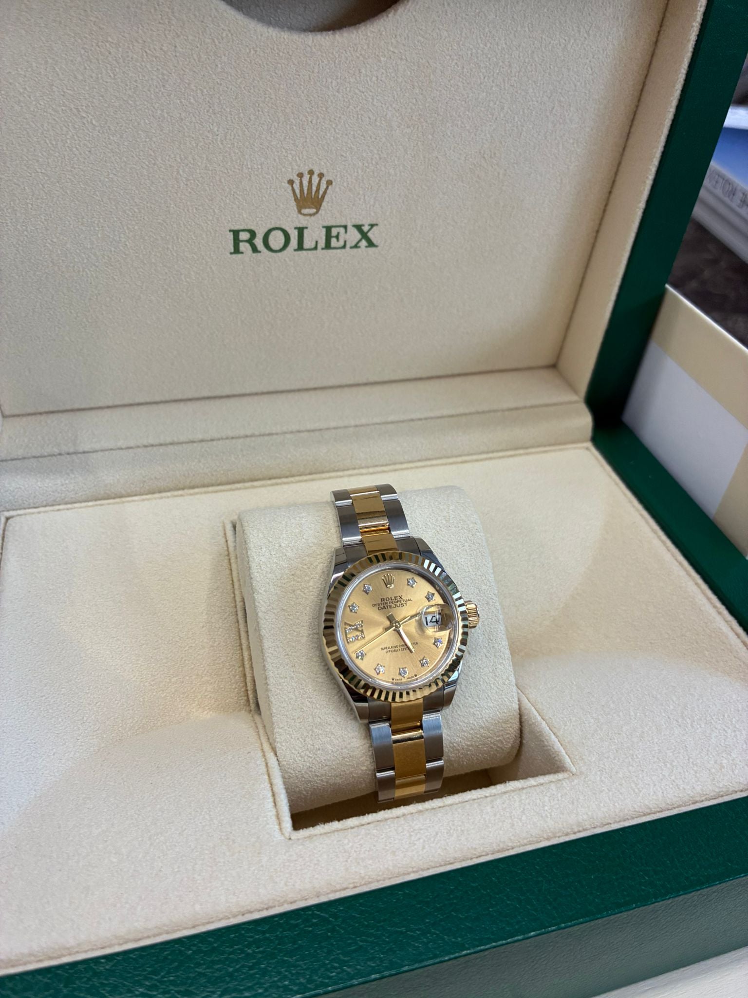 Rolex Lady-Datejust 279173G Champ Star Oyster 2025