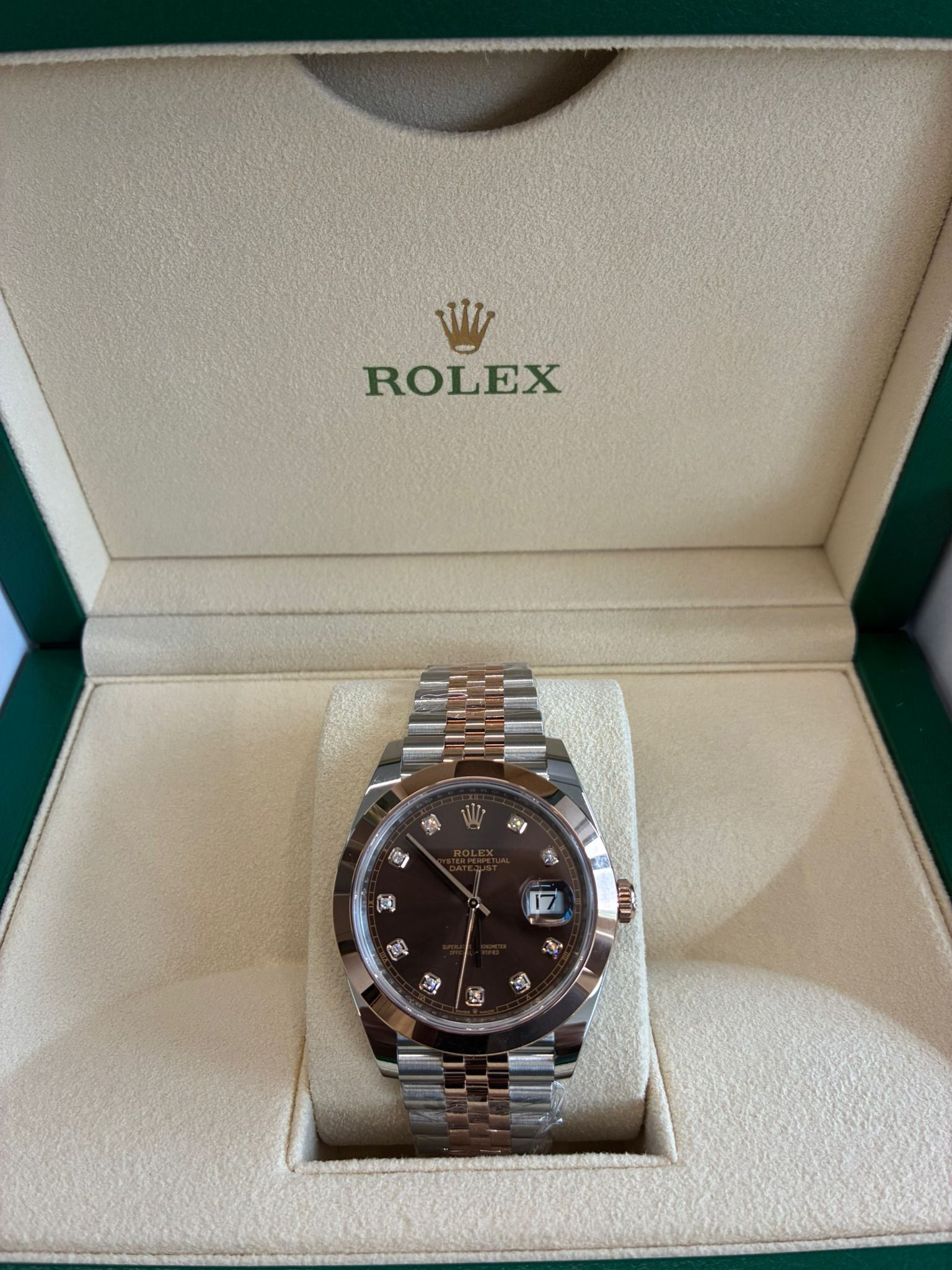 Rolex Datejust 41 126301G Choc Jubilee 2025
