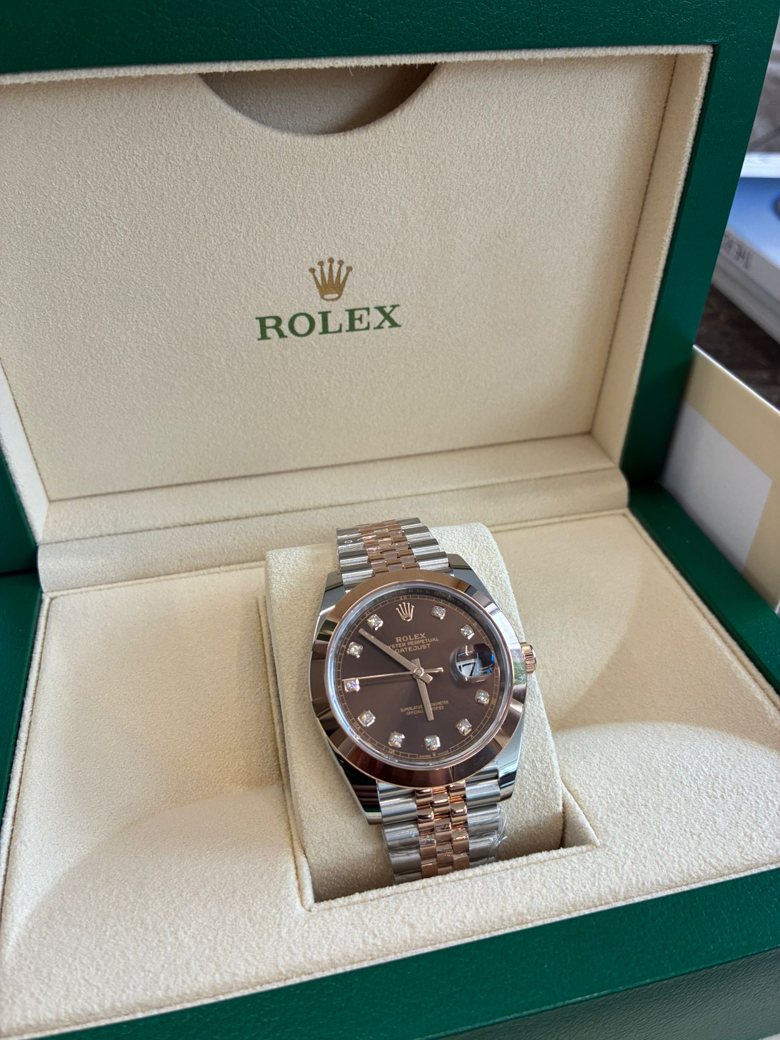 Rolex Datejust 41 126301G Choc Jubilee 2025