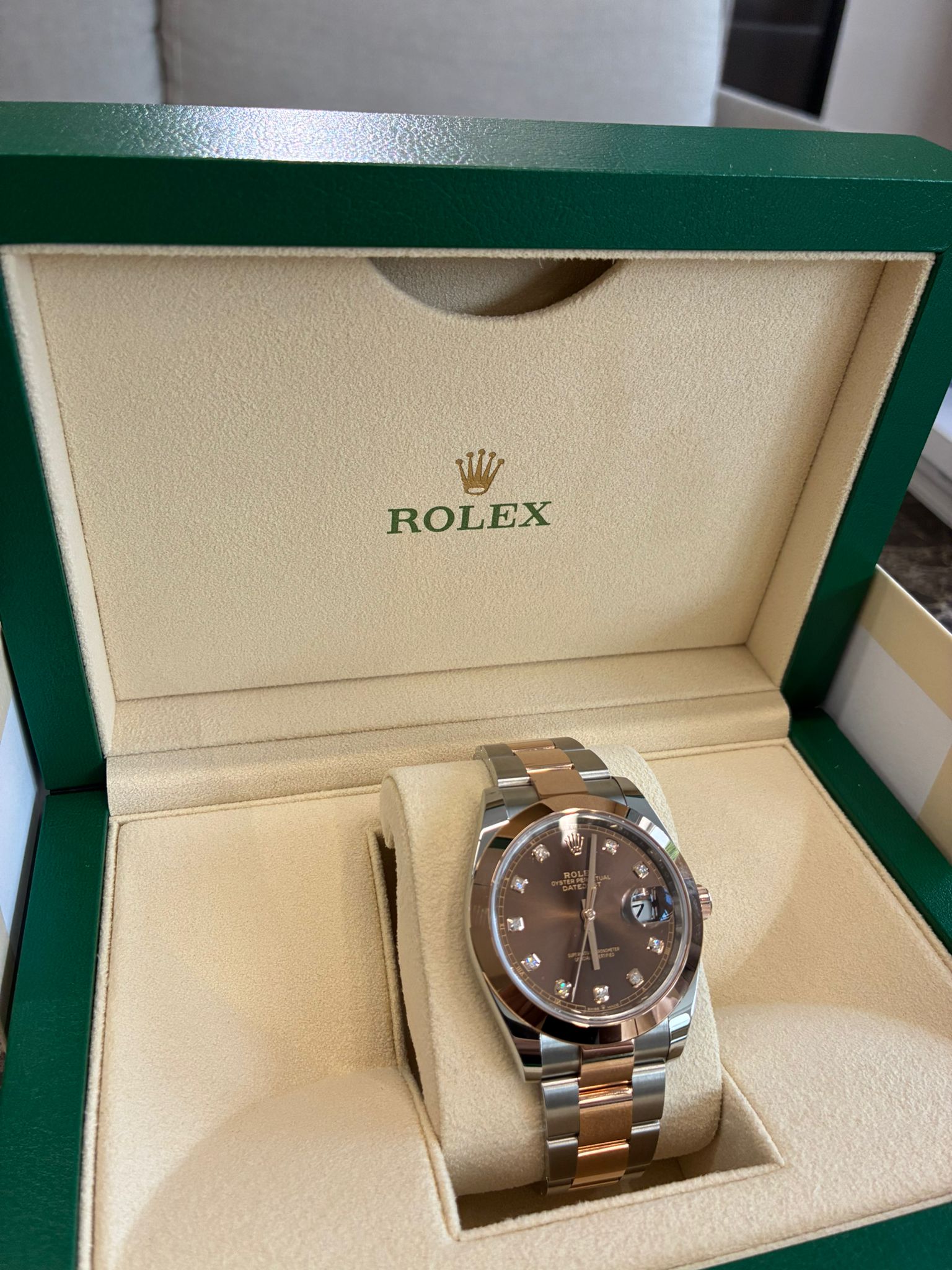 Rolex Datejust 41 126301G Choc Oyster 2025