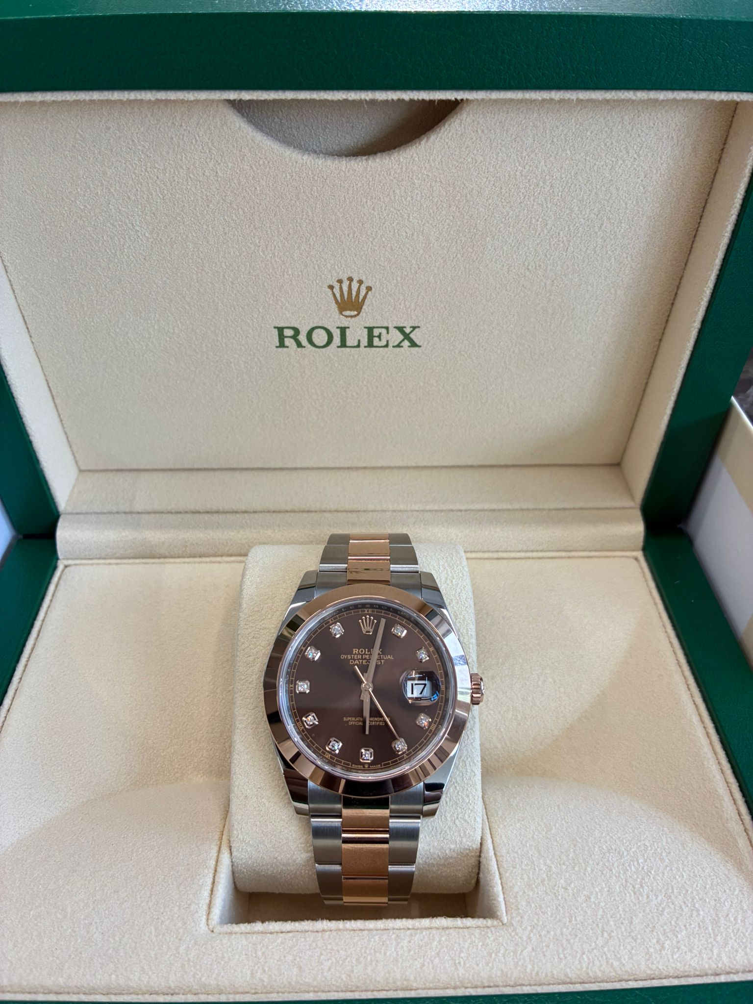 Rolex Datejust 41 126301G Choc Oyster 2025