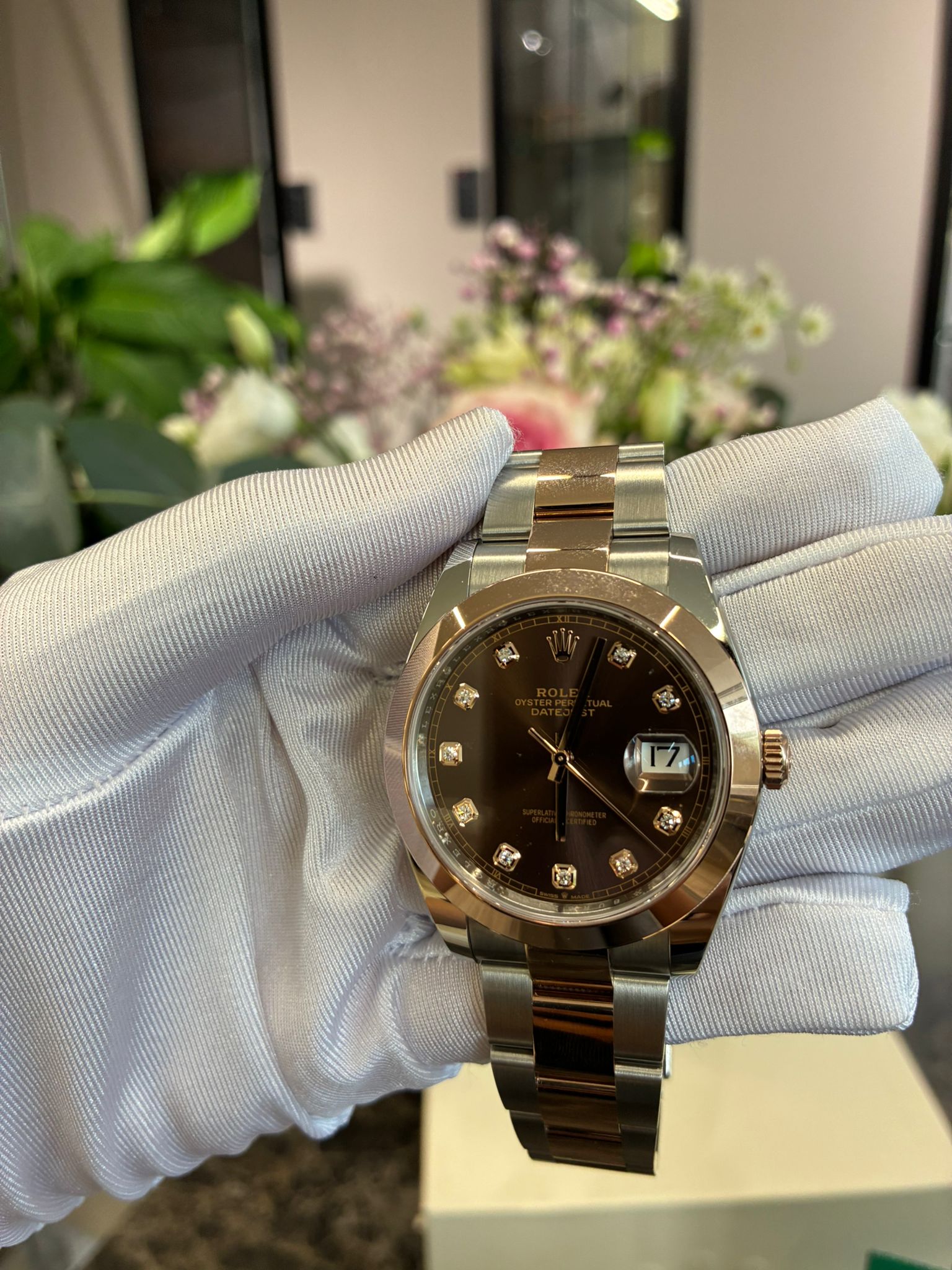Rolex Datejust 41 126301G Choc Oyster 2025