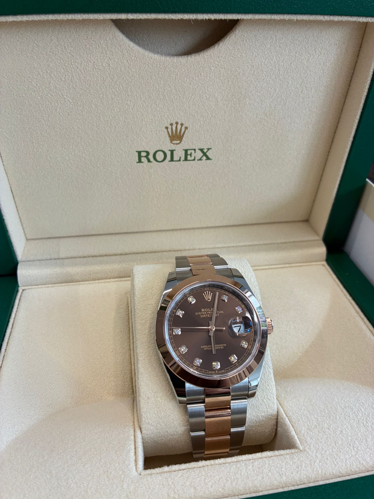 Rolex Datejust 41 126301G Choc Oyster 2025