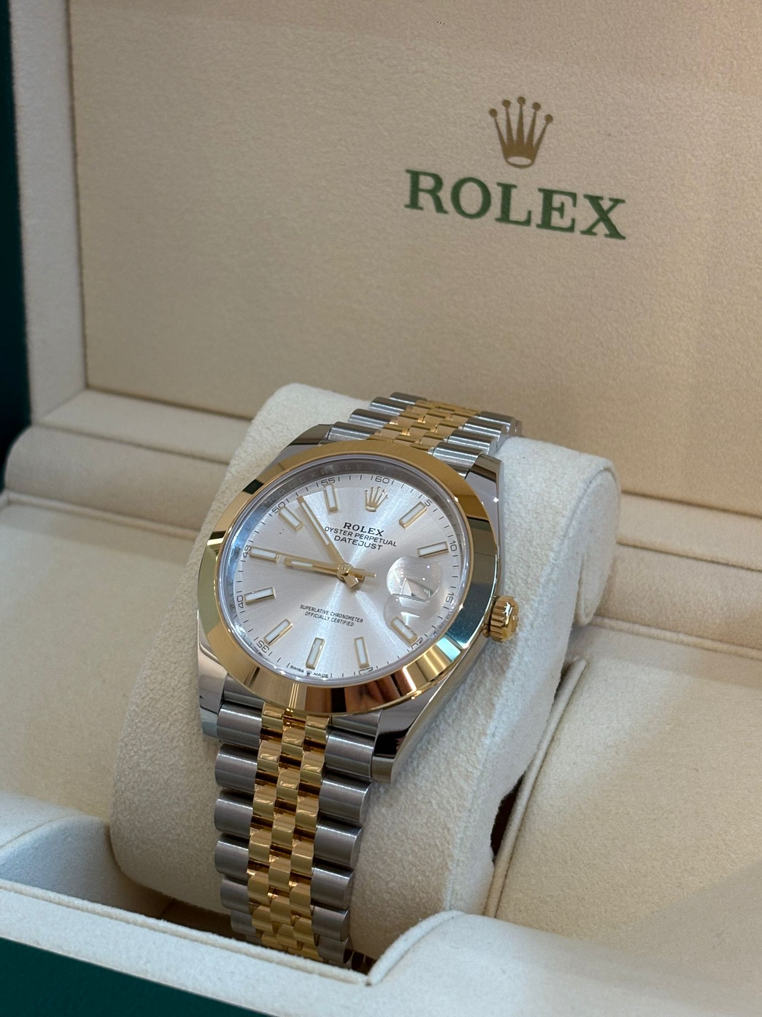 Rolex Datejust 41 126303 Silver Jubilee 2025