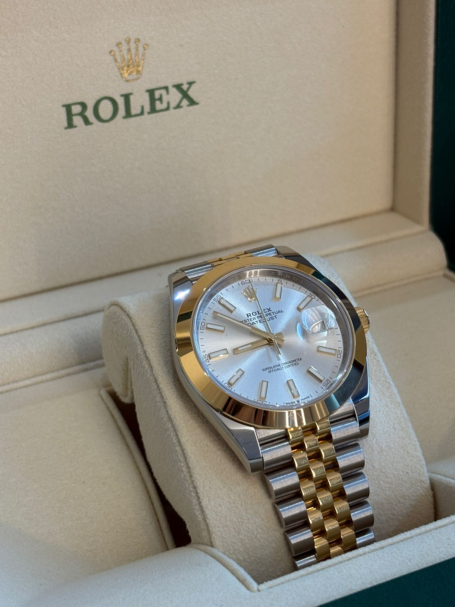 Rolex Datejust 41 126303 Silver Jubilee 2025