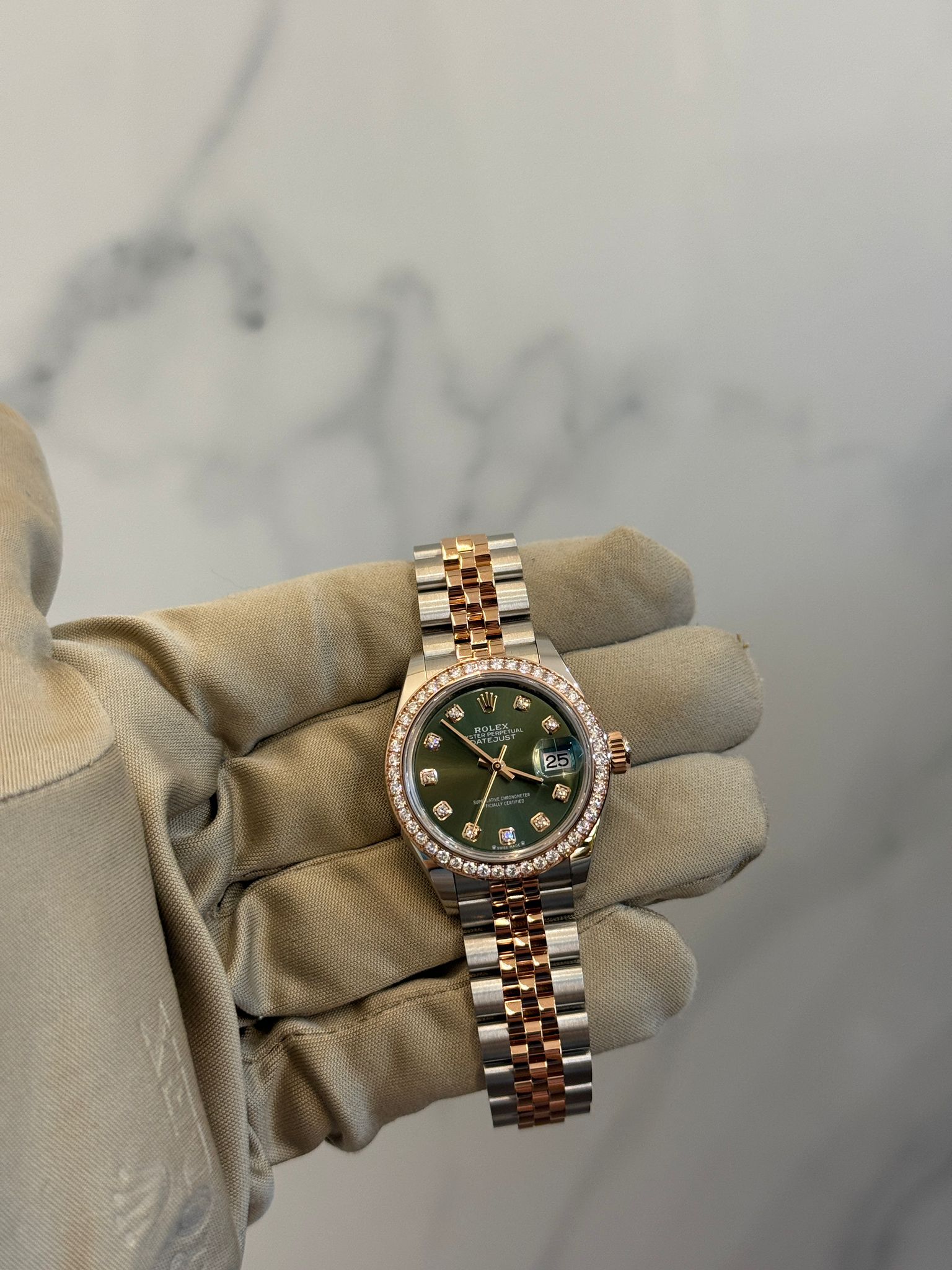 Rolex Lady-Datejust m279381RBR-0007 Green JUB 2025