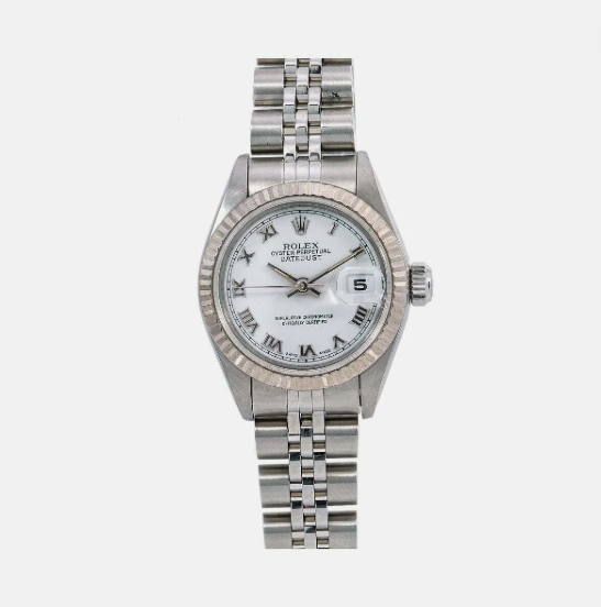 Rolex Lady-Datejust 69174 White Roman Jubilee