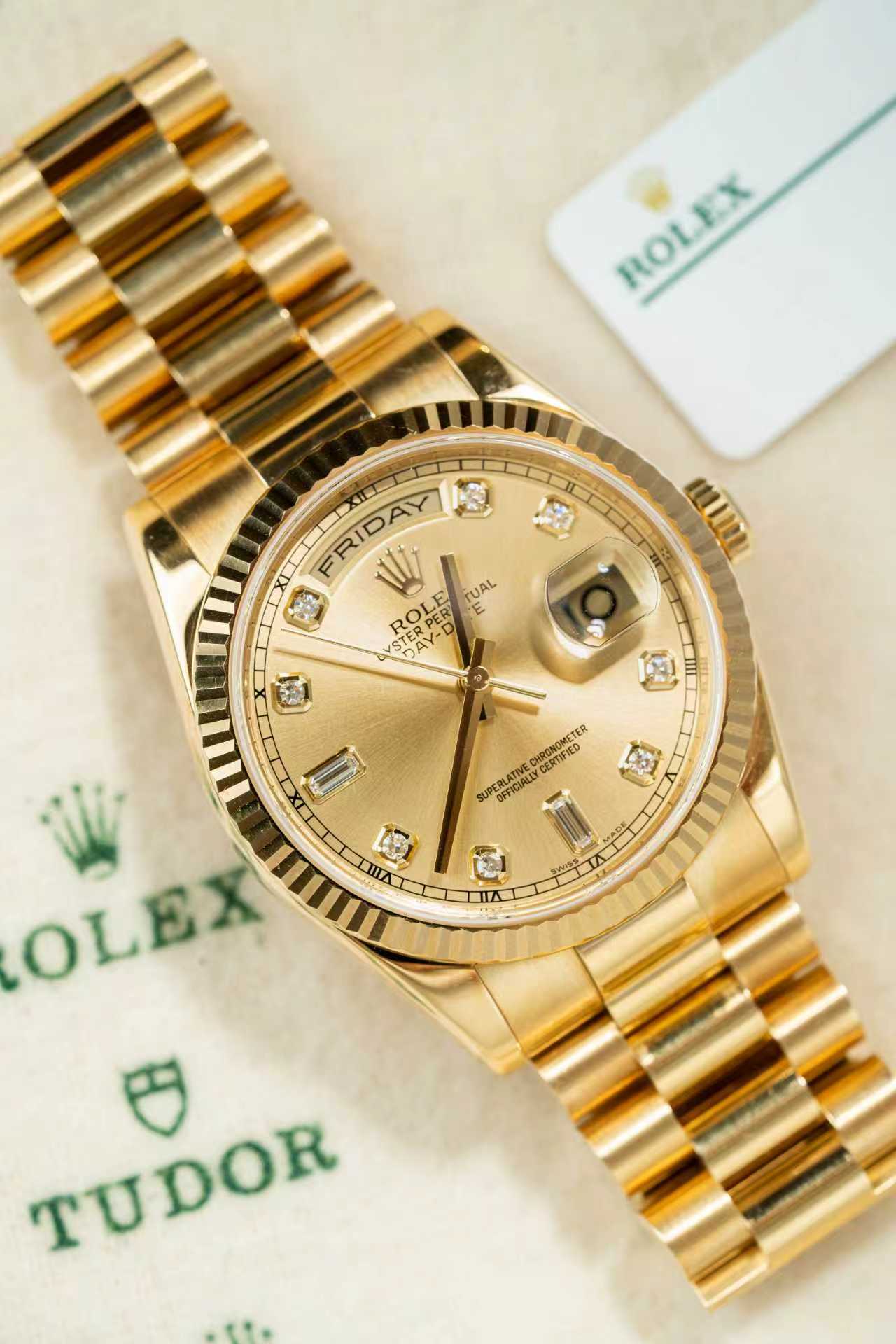 ROLEX 118238 champ diamond jubilee 22links