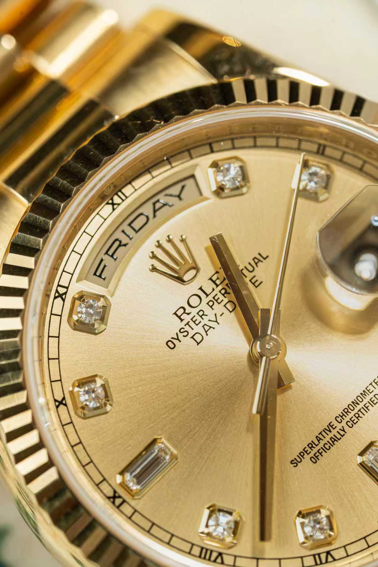 ROLEX 118238 champ diamond jubilee 22links