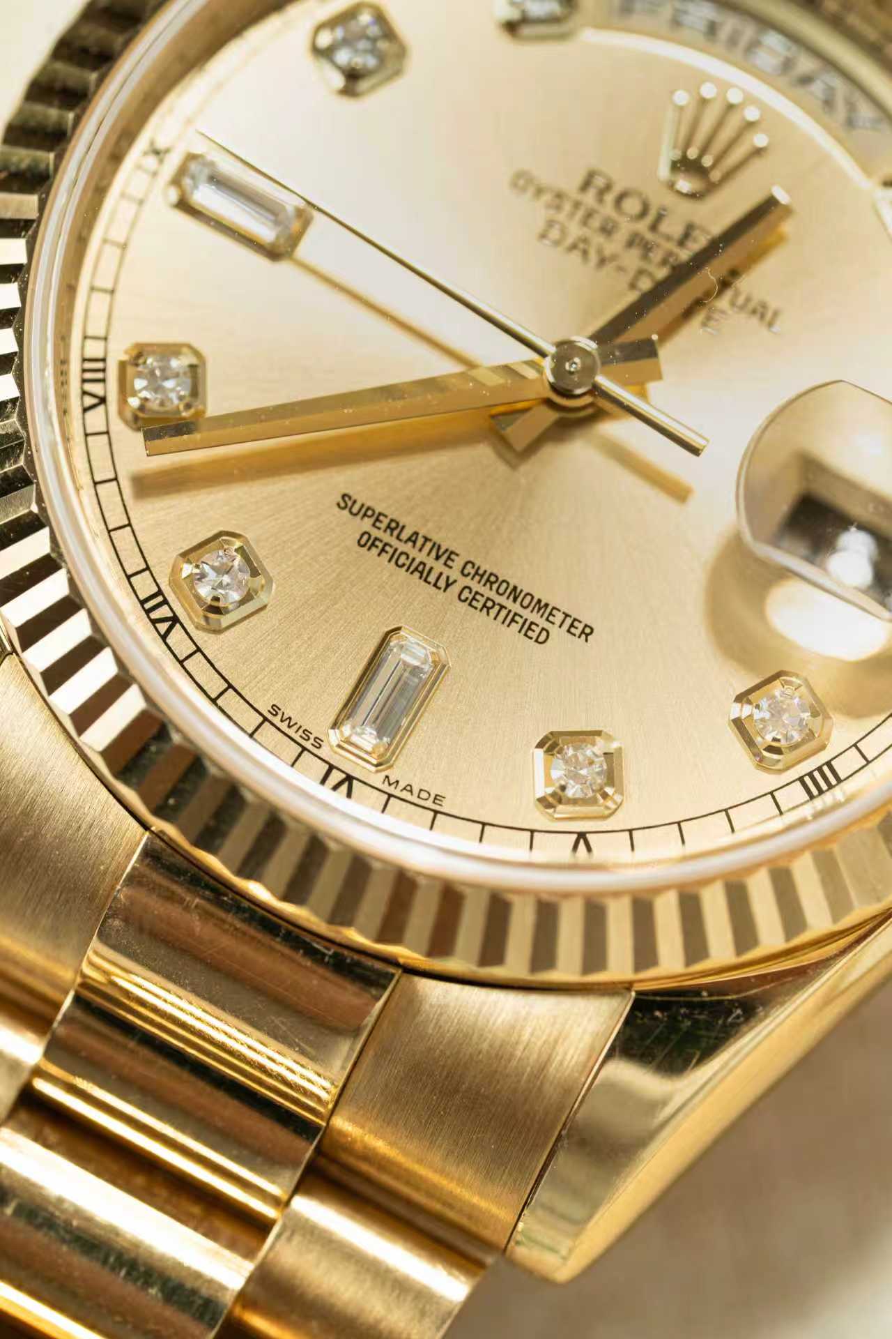 ROLEX 118238 champ diamond jubilee 22links