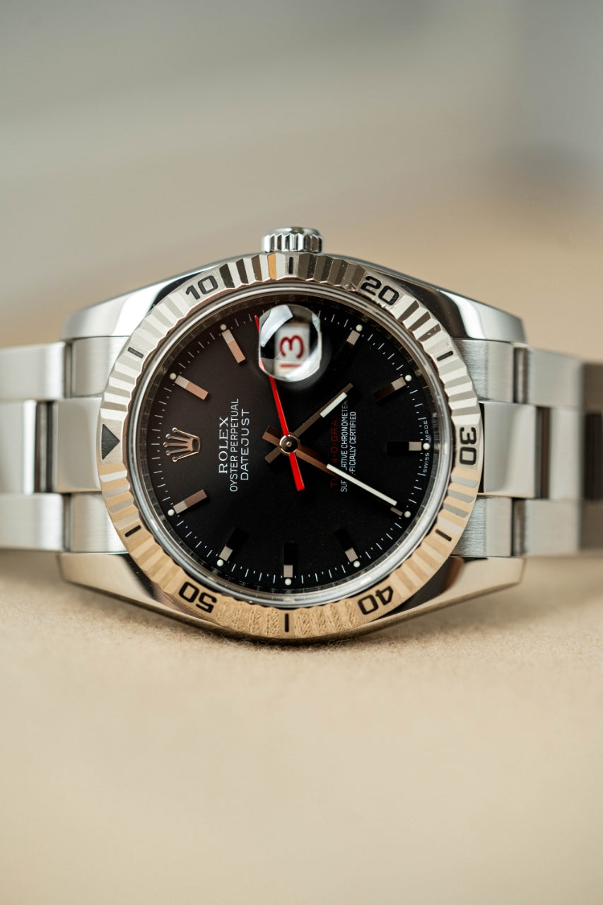 Rolex Datejust Turn-O-Graph 116264 Black Naked