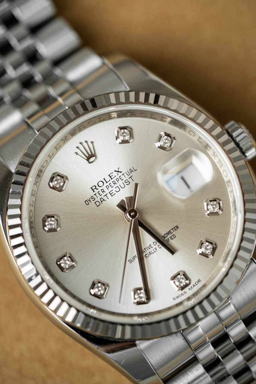 Rolex Datejust 36 116234 Silver Naked
