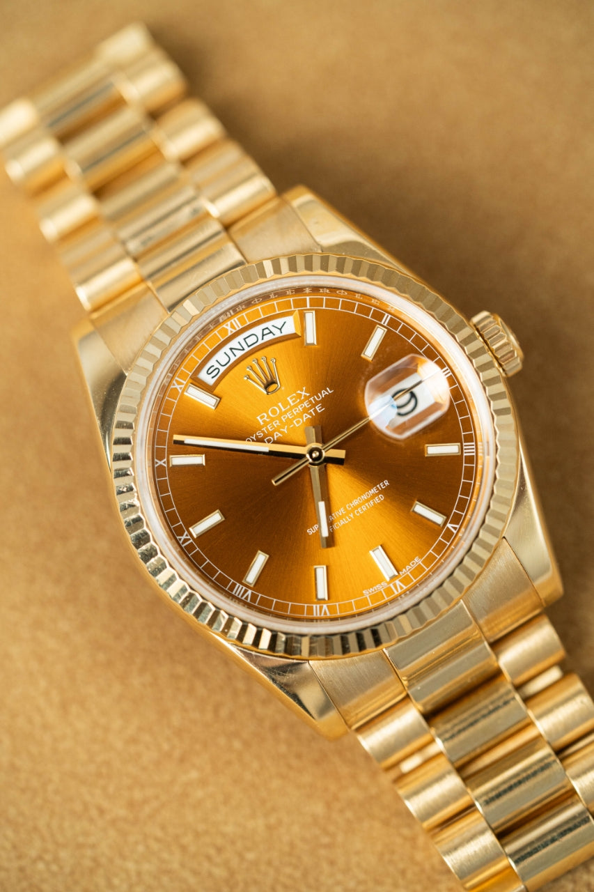 Rolex Day-Date "President" 118238 Yellow Naked