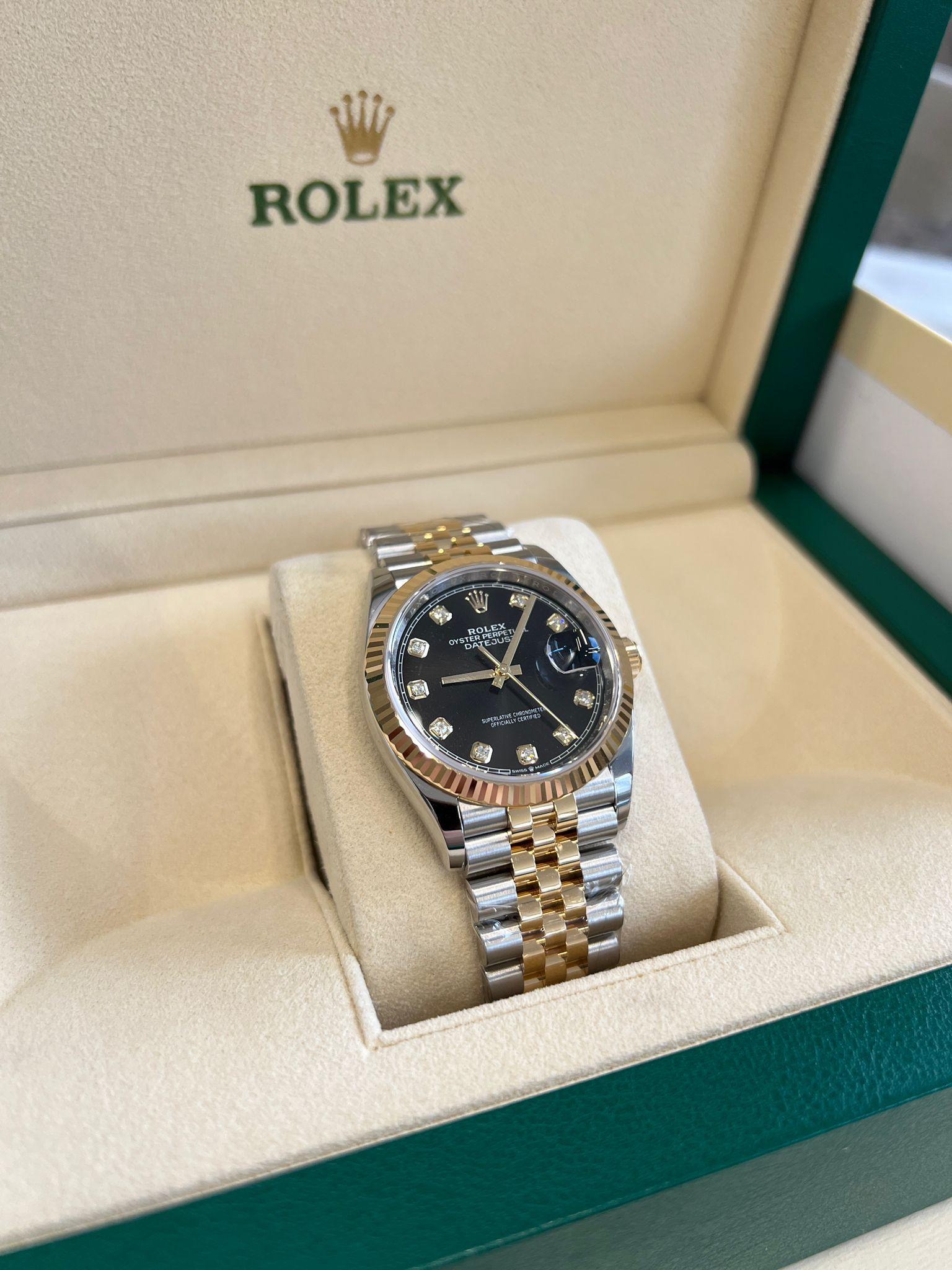 Rolex Datejust 36 126233G Black Jubilee 2025