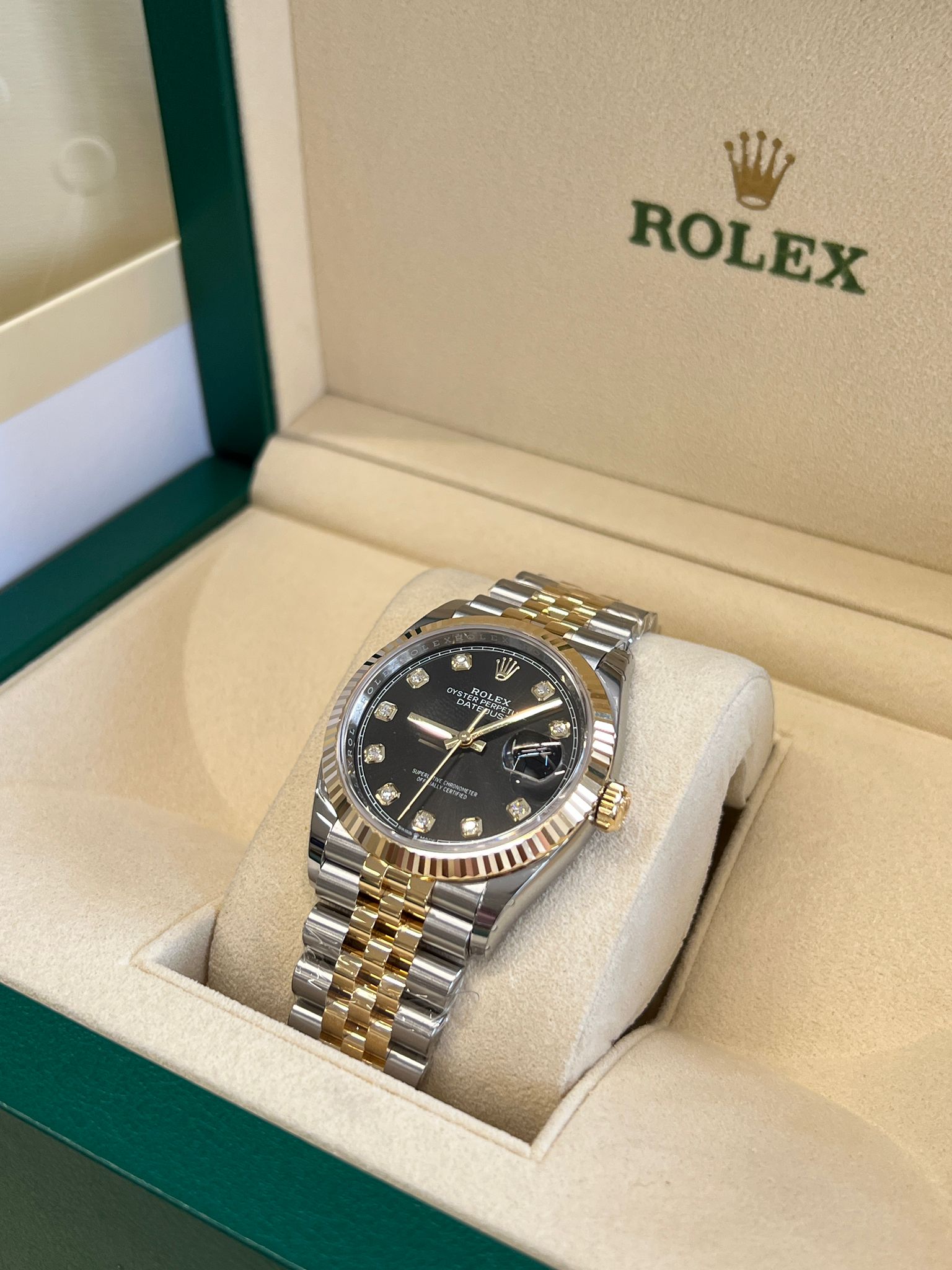 Rolex Datejust 36 126233G Black Jubilee 2025