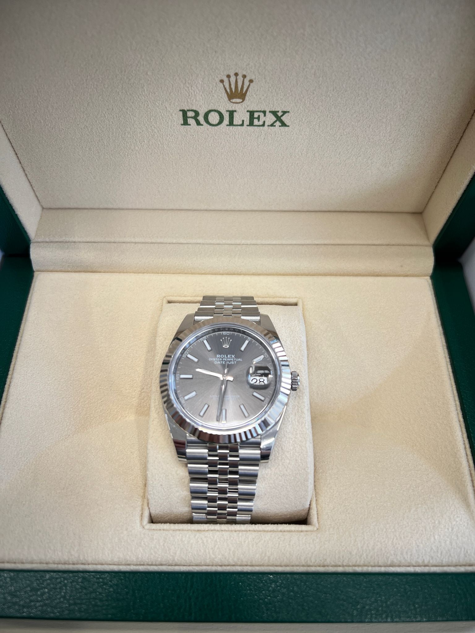 Rolex Datejust 41 126334 Grey Index Jubilee 2025