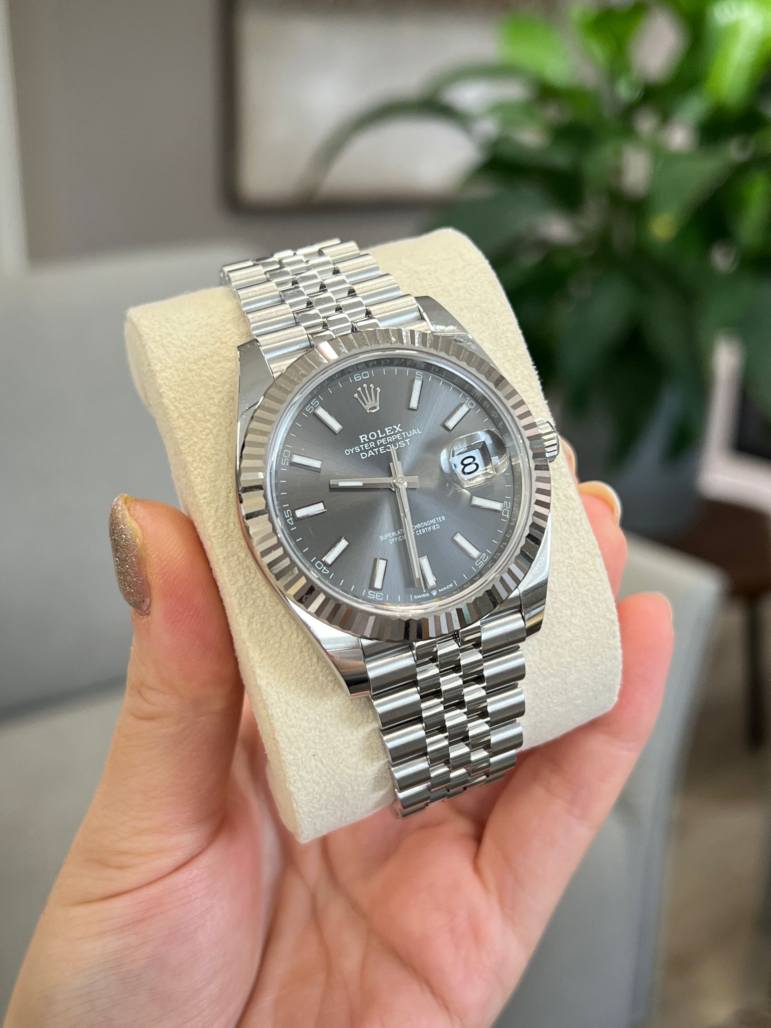 Rolex Datejust 41 126334 Grey Index Jubilee 2025