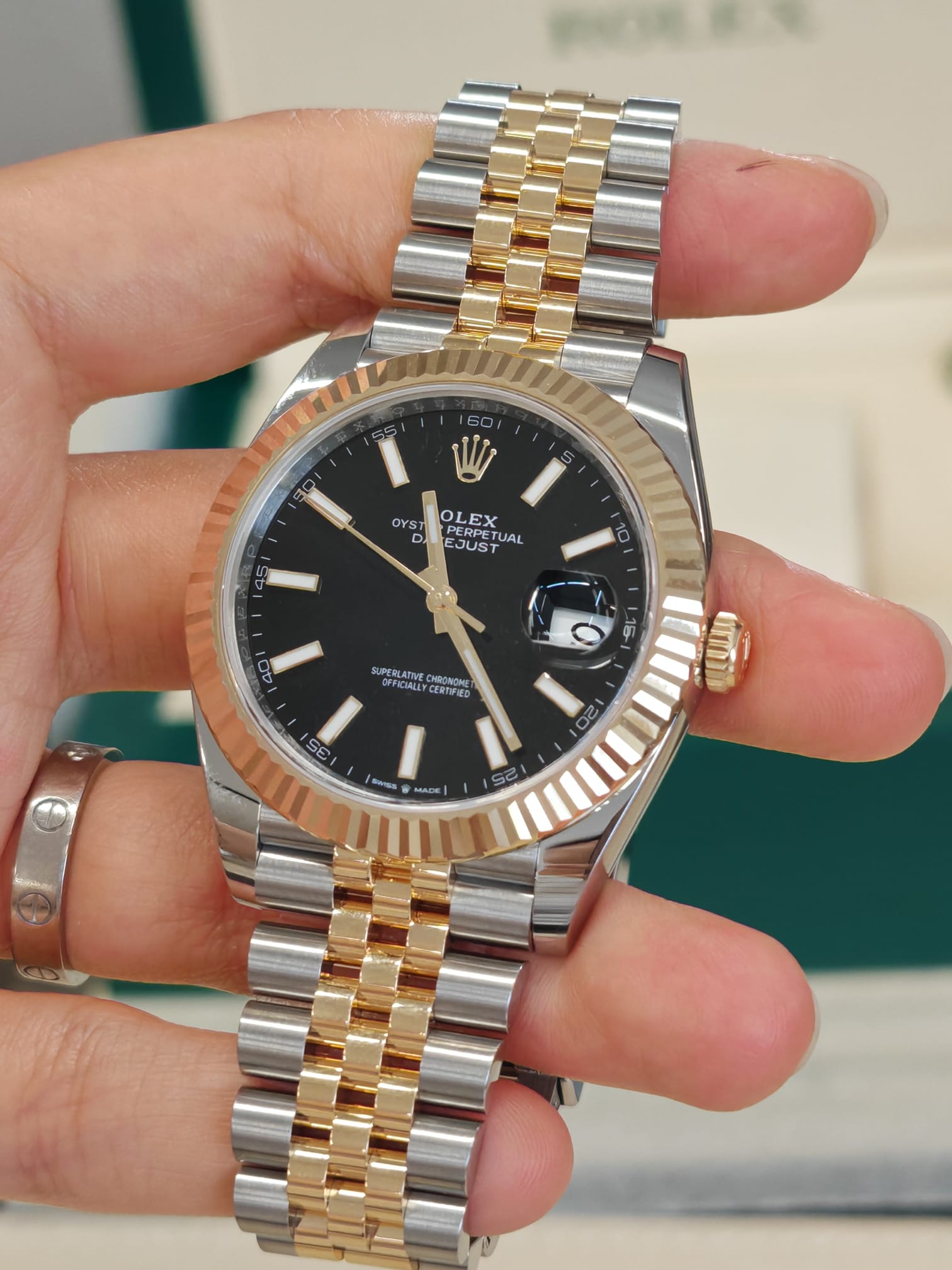 Rolex Datejust 41 126333 BLACK INDEX JUB