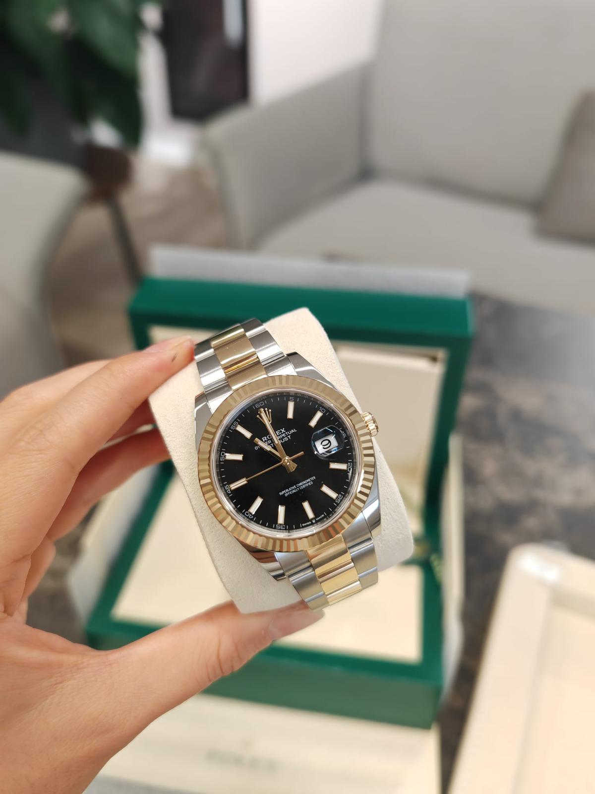 Rolex Datejust 41 126333 Black Index Oyster 2026 – EW Watches