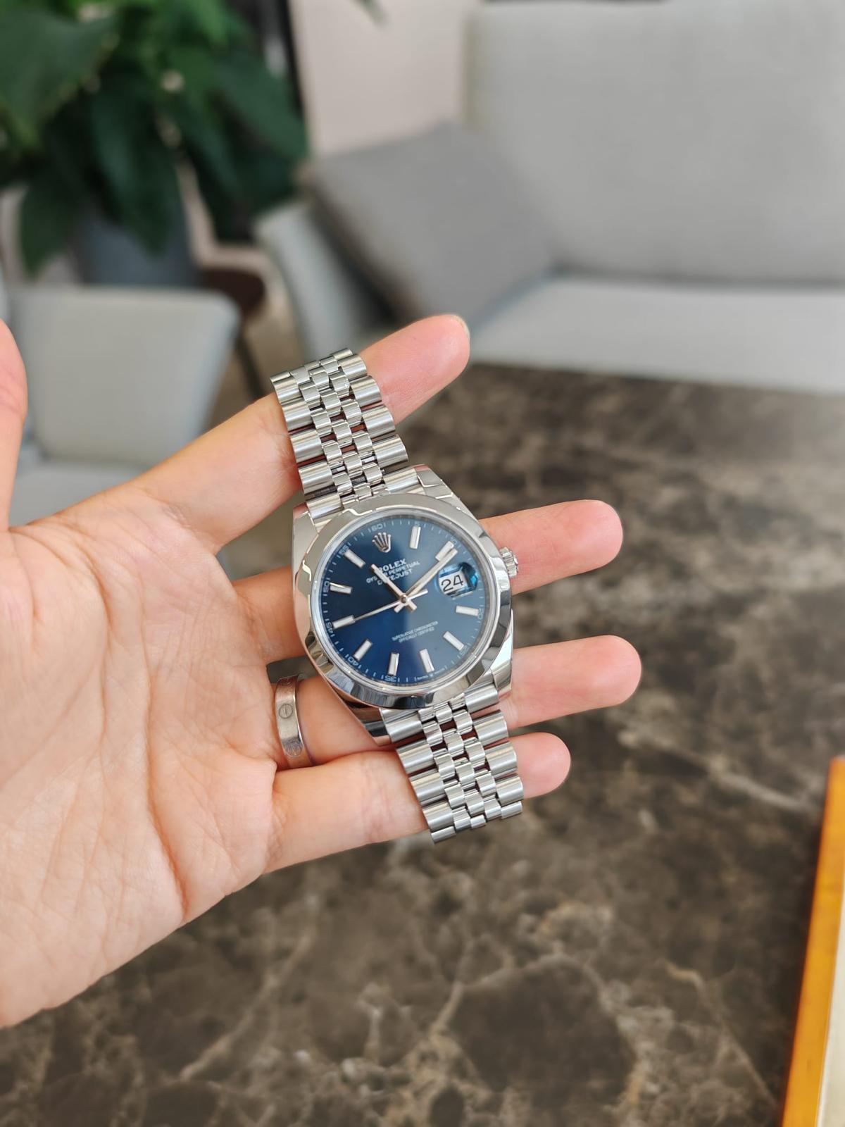 Rolex Datejust 41 126300 Blue Index Jubilee 2025