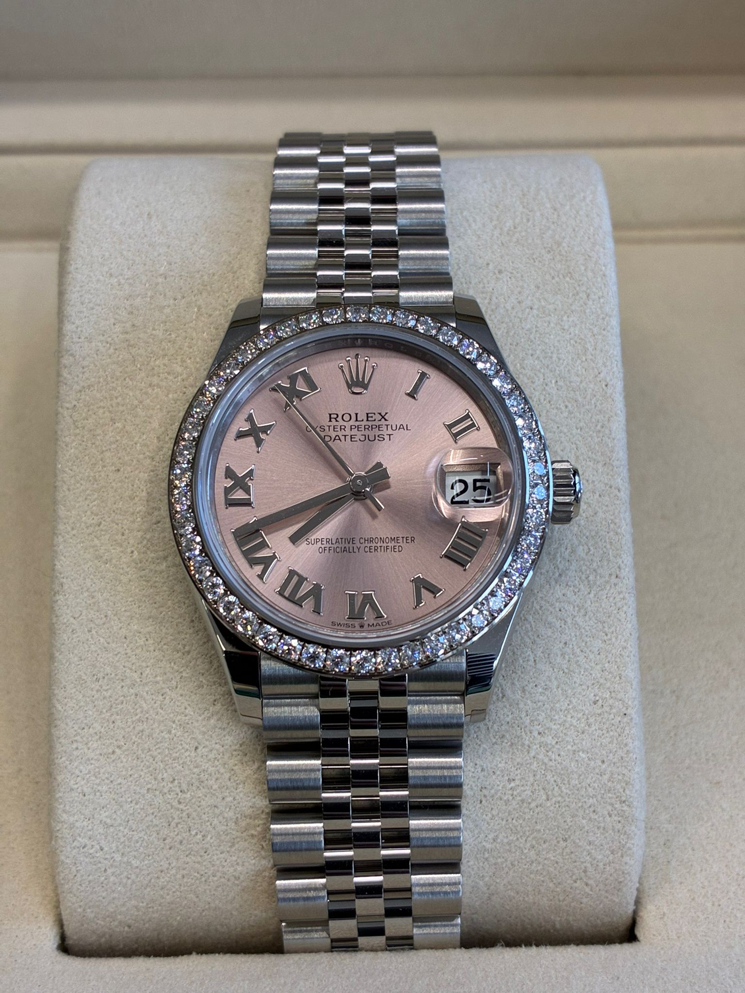 Rolex Datejust 31 278384rbr pink roman jub