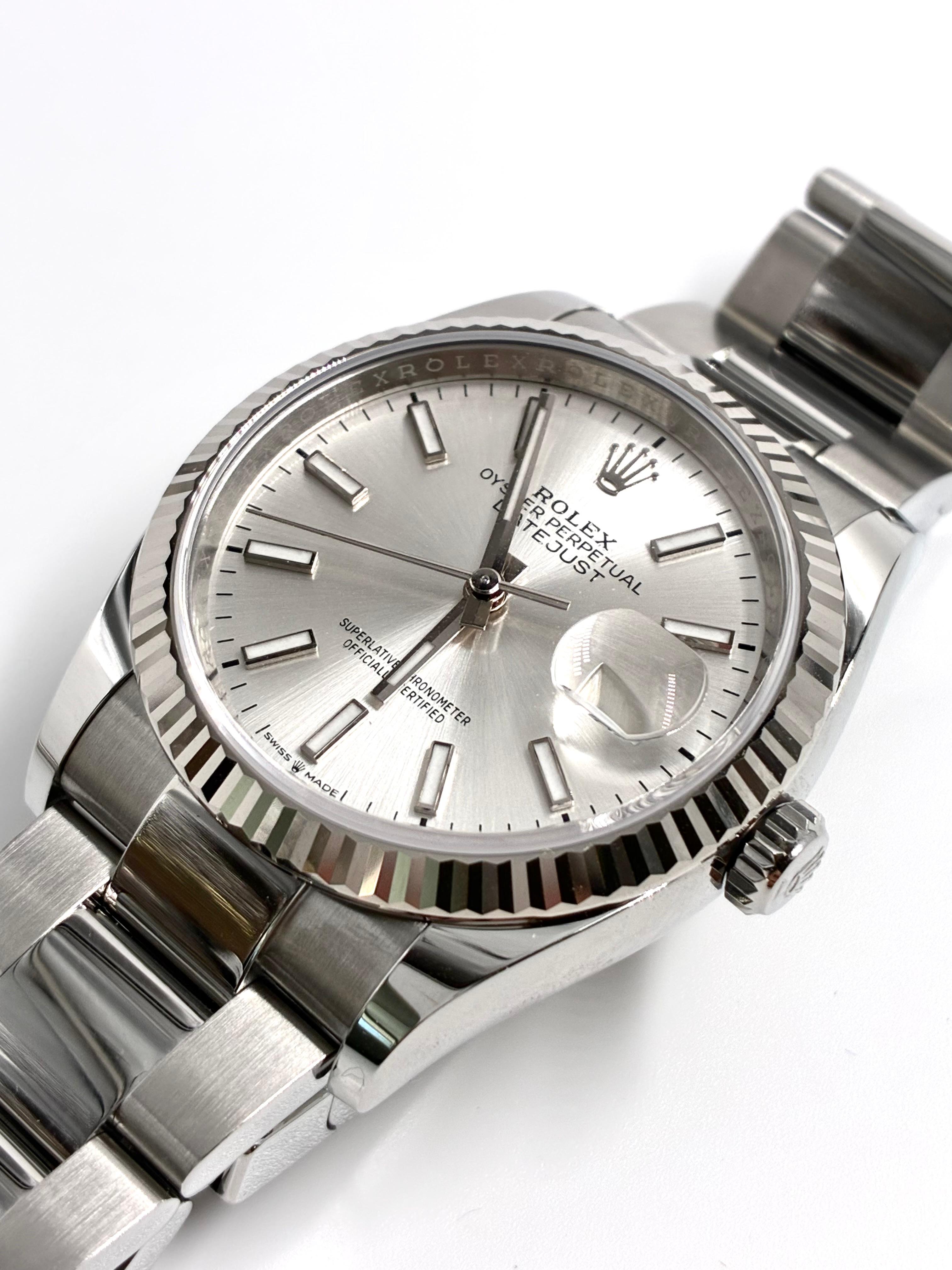 Rolex Datejust 36 126234 Silver Index Oyster 2026