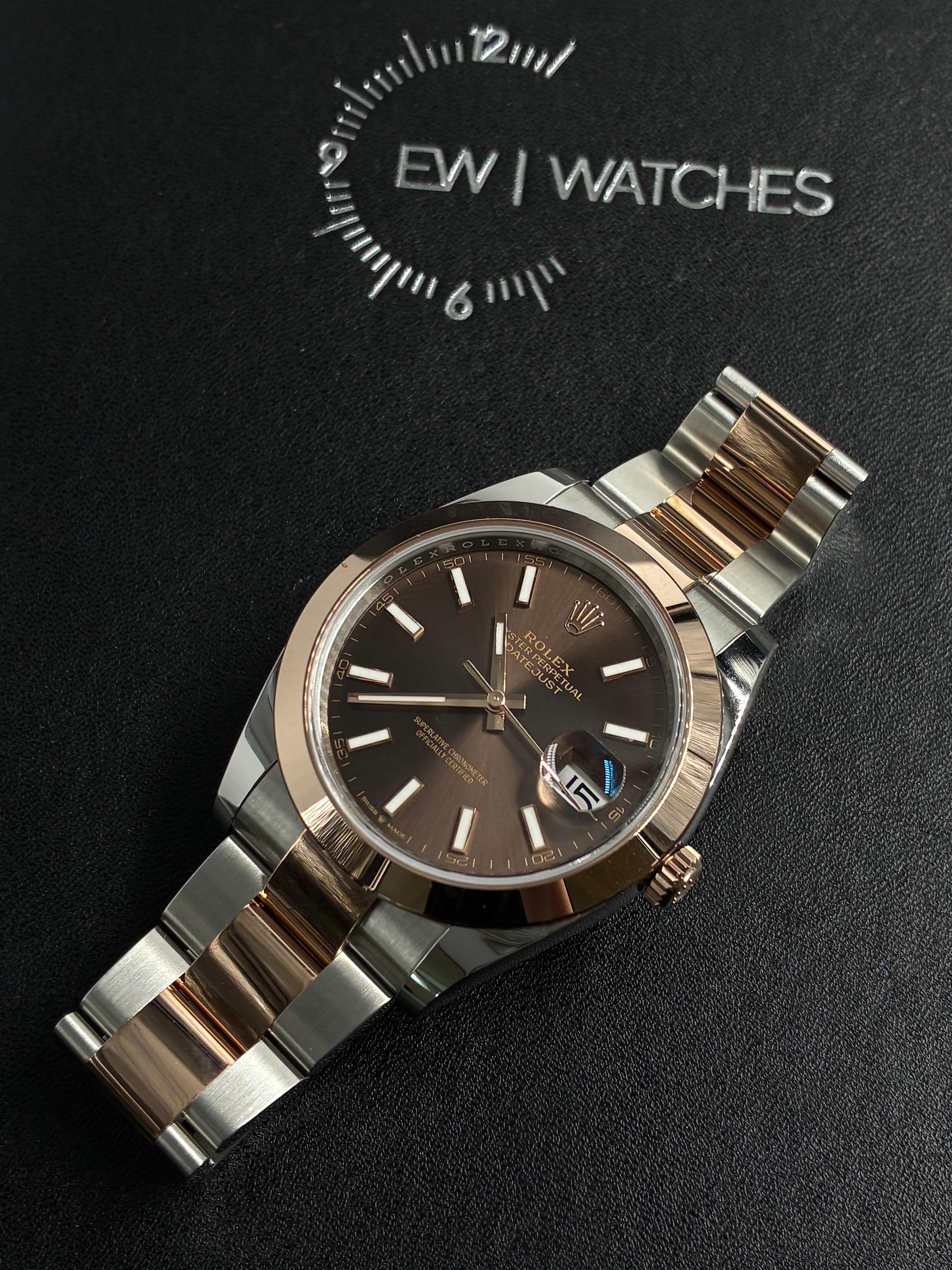 Rolex Datejust 41 126301 Chocolate Index Oyster 2025