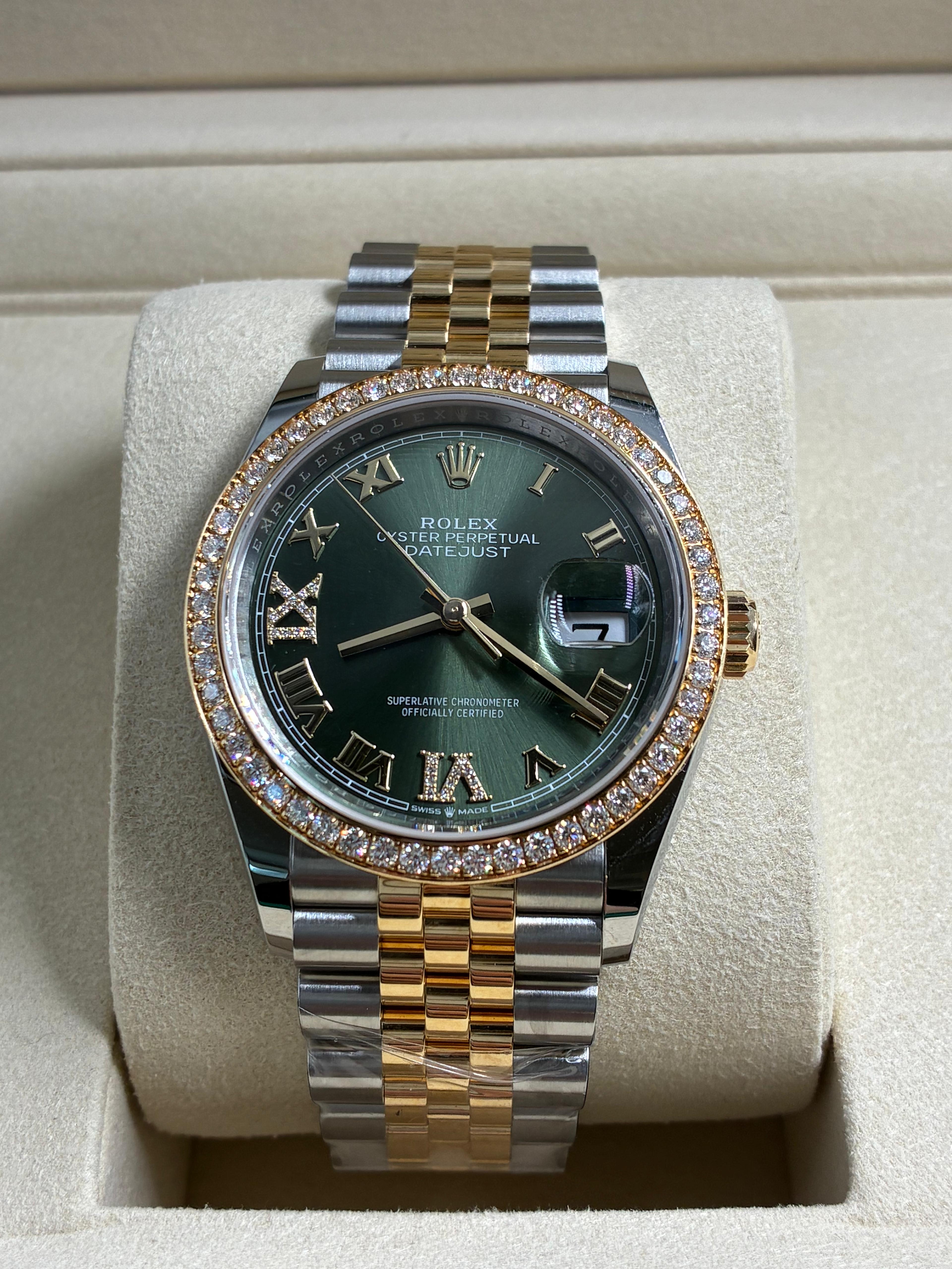 Rolex Datejust 36 126283RBR Green VIIX Jubilee 2025