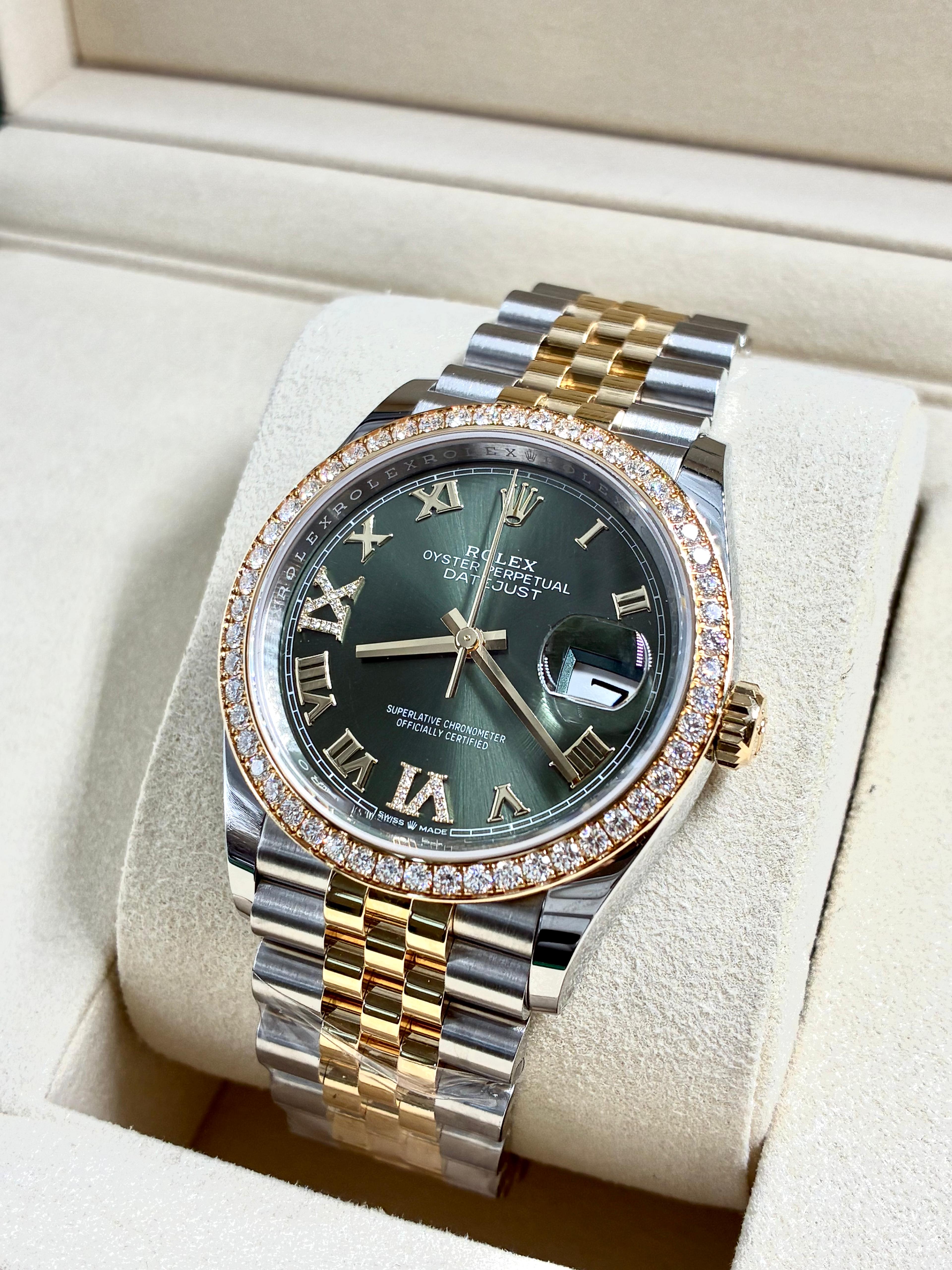 Rolex Datejust 36 126283RBR Green VIIX Jubilee 2024