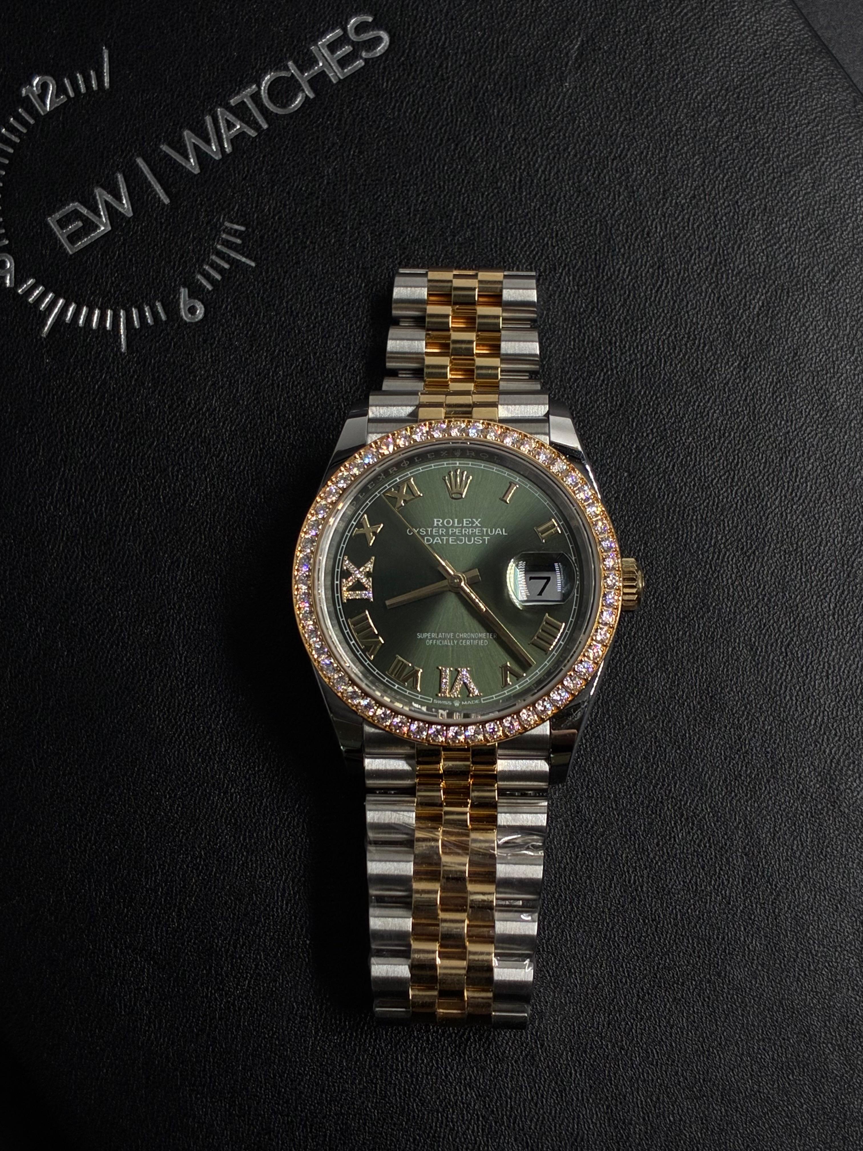 Rolex Datejust 36 126283RBR Green VIIX Jubilee 2024
