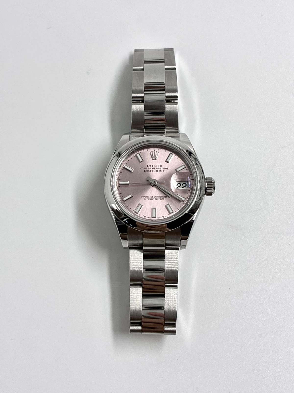 Rolex Lady-Datejust 279160 Pink Index Oyster 2025