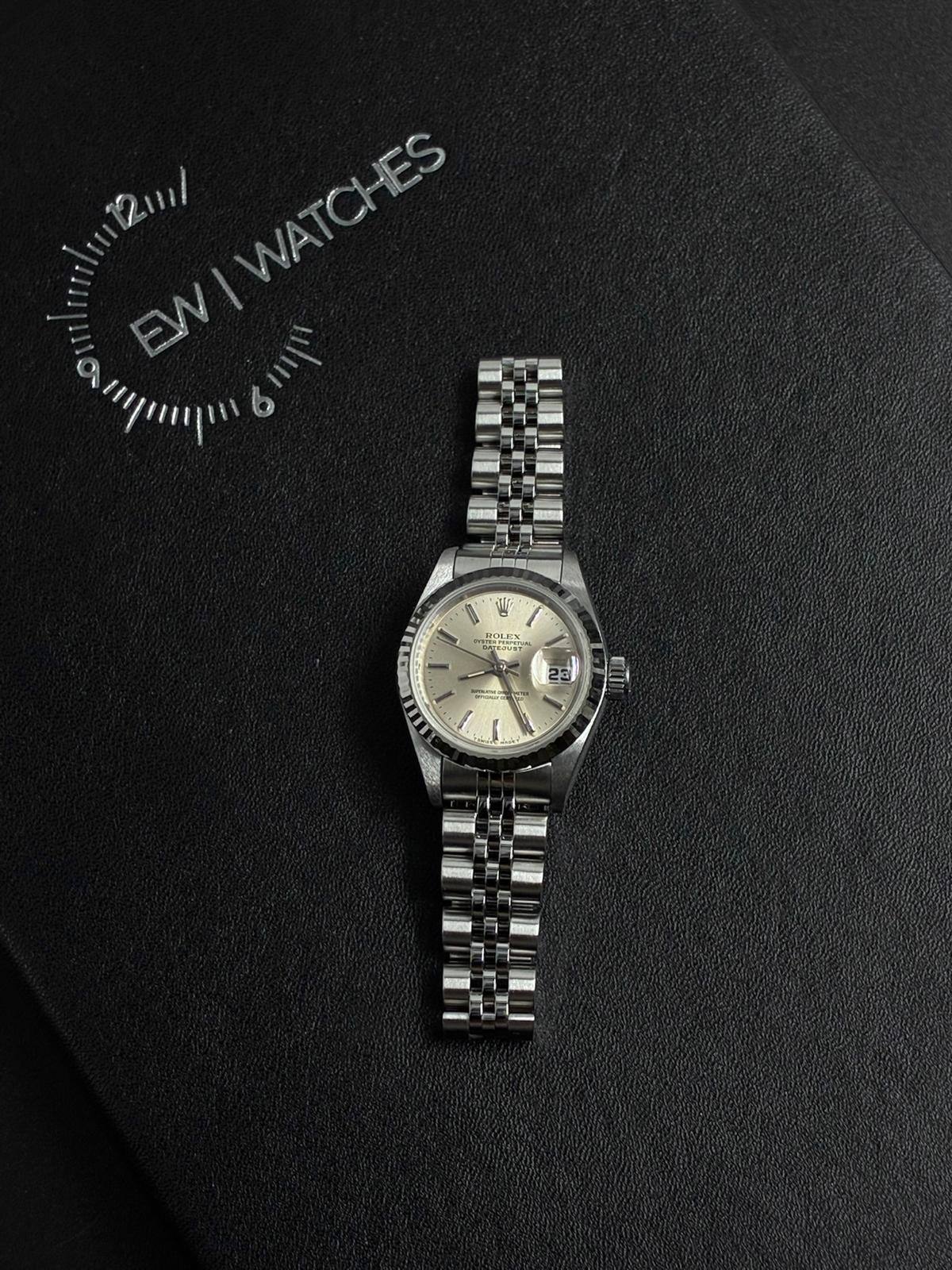 ROLEX キーホルダー シルバー Rolex Lady-Datejust 69174 Silver Jub 1998 – EW Watches